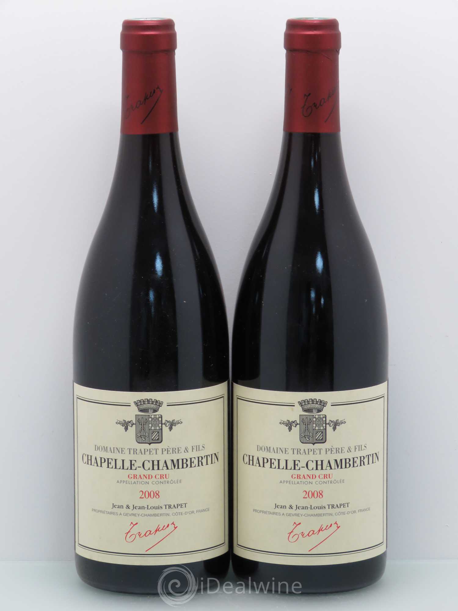 Chapelle-Chambertin Grand Cru Domaine Trapet 2008 - Lot de 2 bouteilles - 0