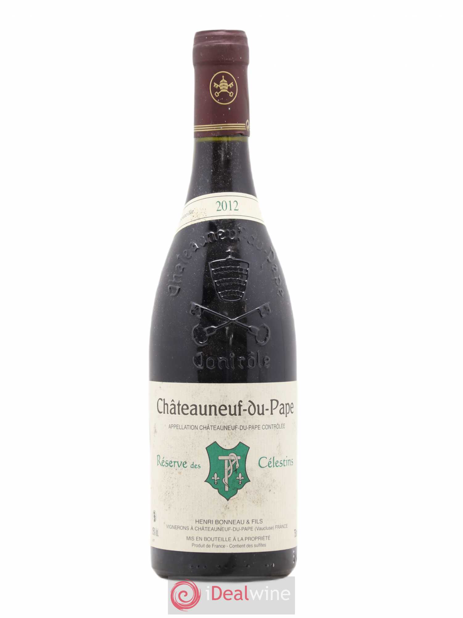 Châteauneuf-du-Pape Réserve des Célestins Henri Bonneau & Fils 2012 - Lot de 1 bouteille - 0