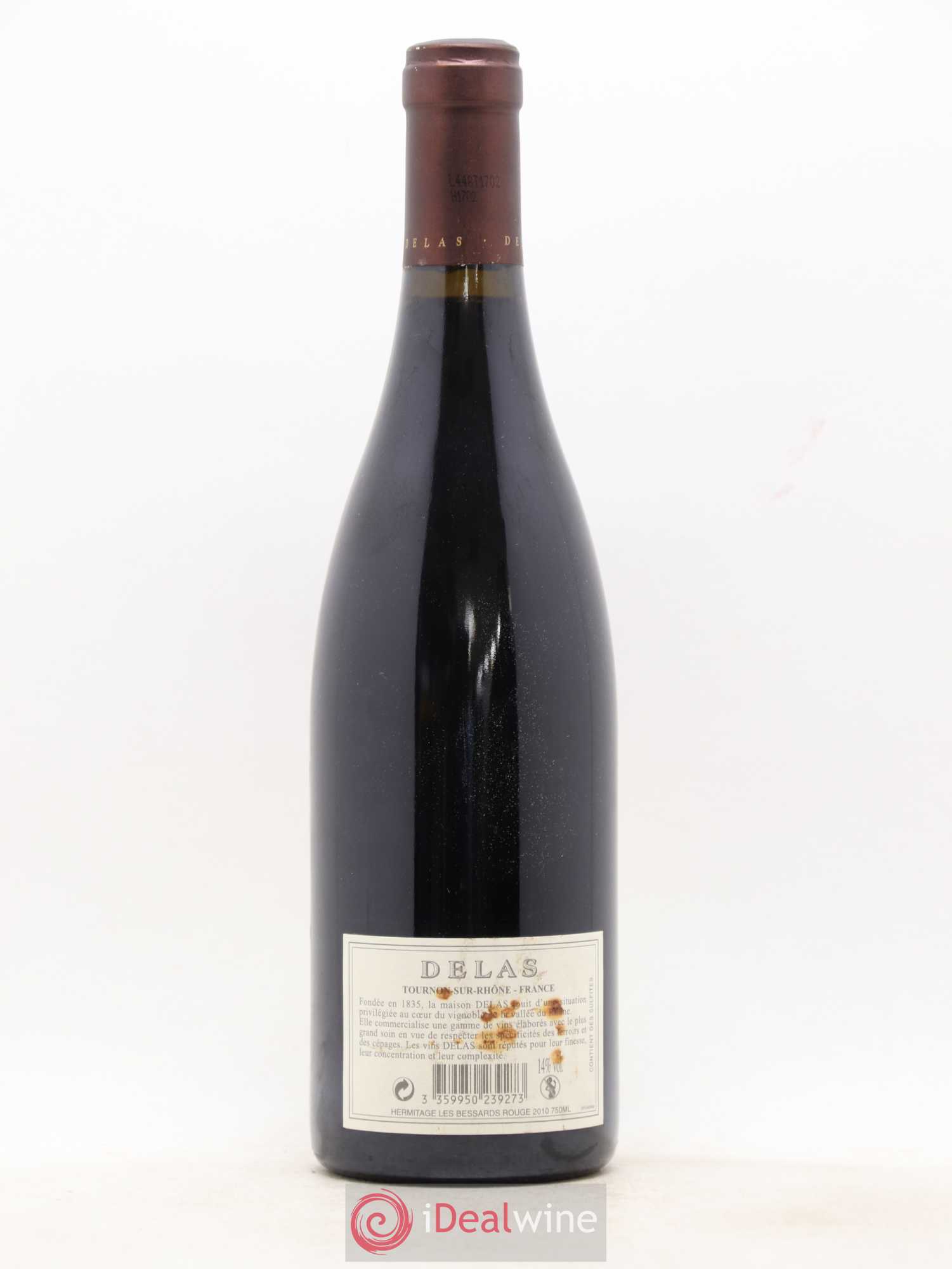 Hermitage Les Bessards Delas Frères 2010 - Lot de 1 bouteille - 1