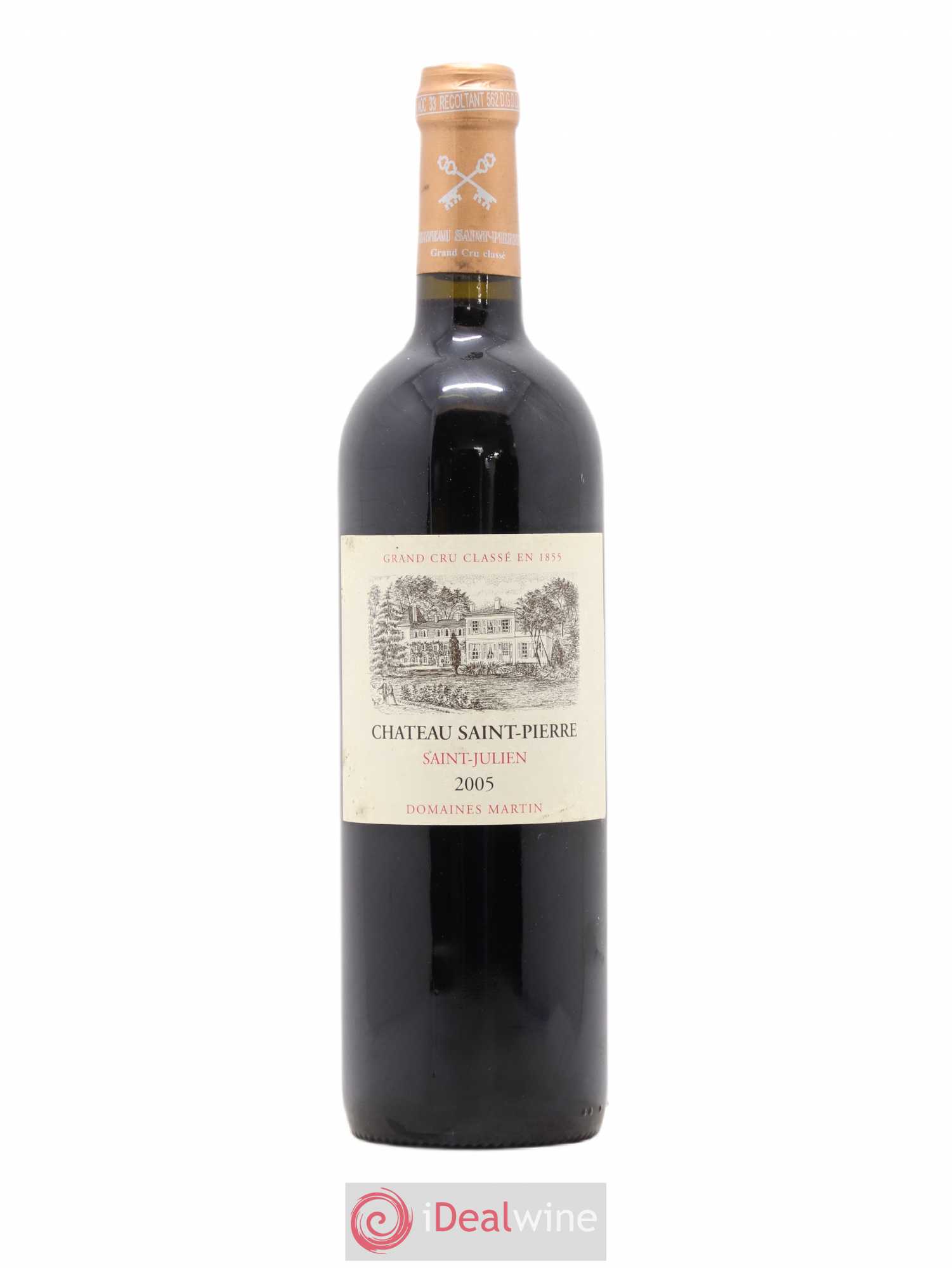 Château Saint-Pierre 4ème Grand Cru Classé 2005 - Lot de 1 bouteille - 0