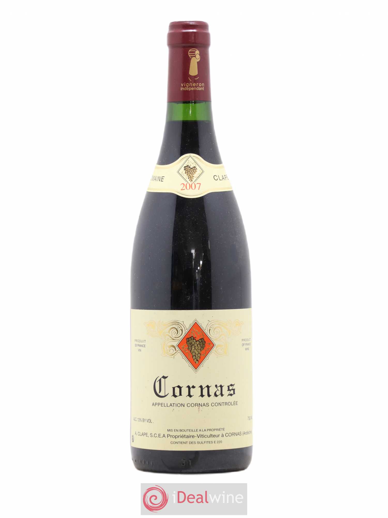 Cornas Auguste Clape 2007 - Lot de 1 bouteille - 0