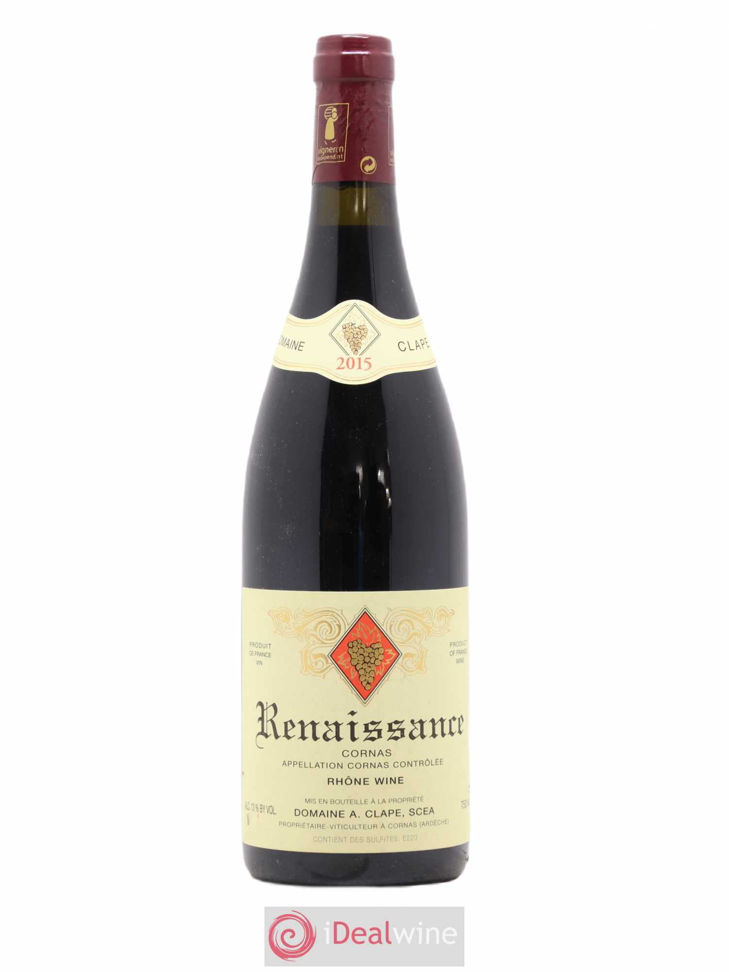 Cornas Renaissance Auguste Clape 2015 - Lot de 1 bouteille - 0