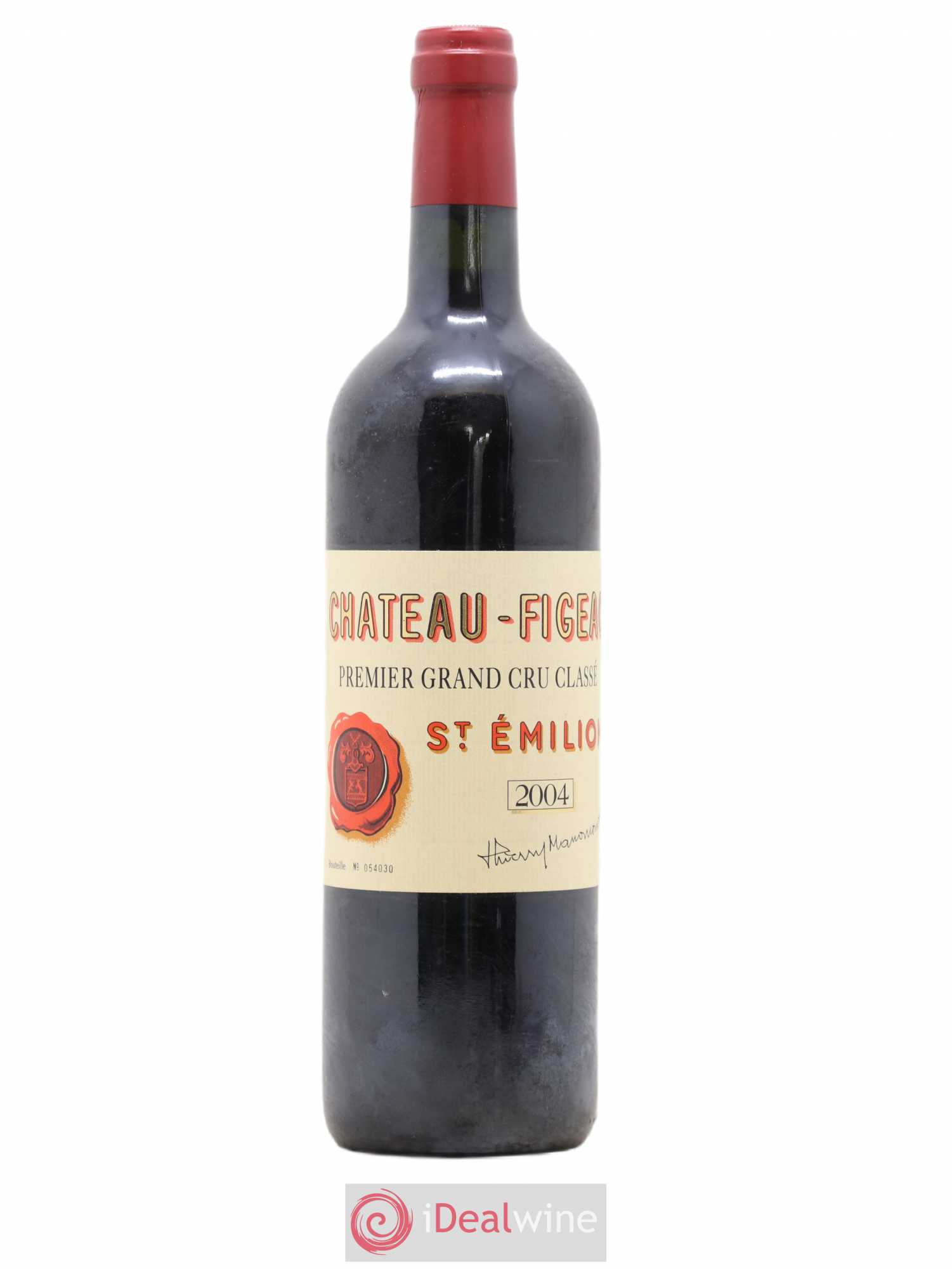 Château Figeac 1er Grand Cru Classé A 2004 - Lot de 1 bouteille - 0