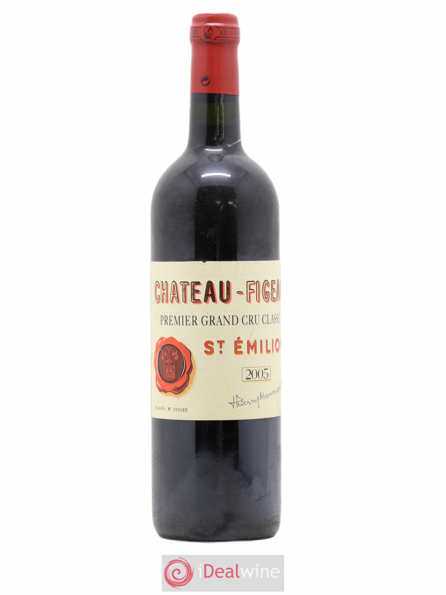 Château Figeac 1er Grand Cru Classé A 2005 - Lot de 1 bouteille - 0
