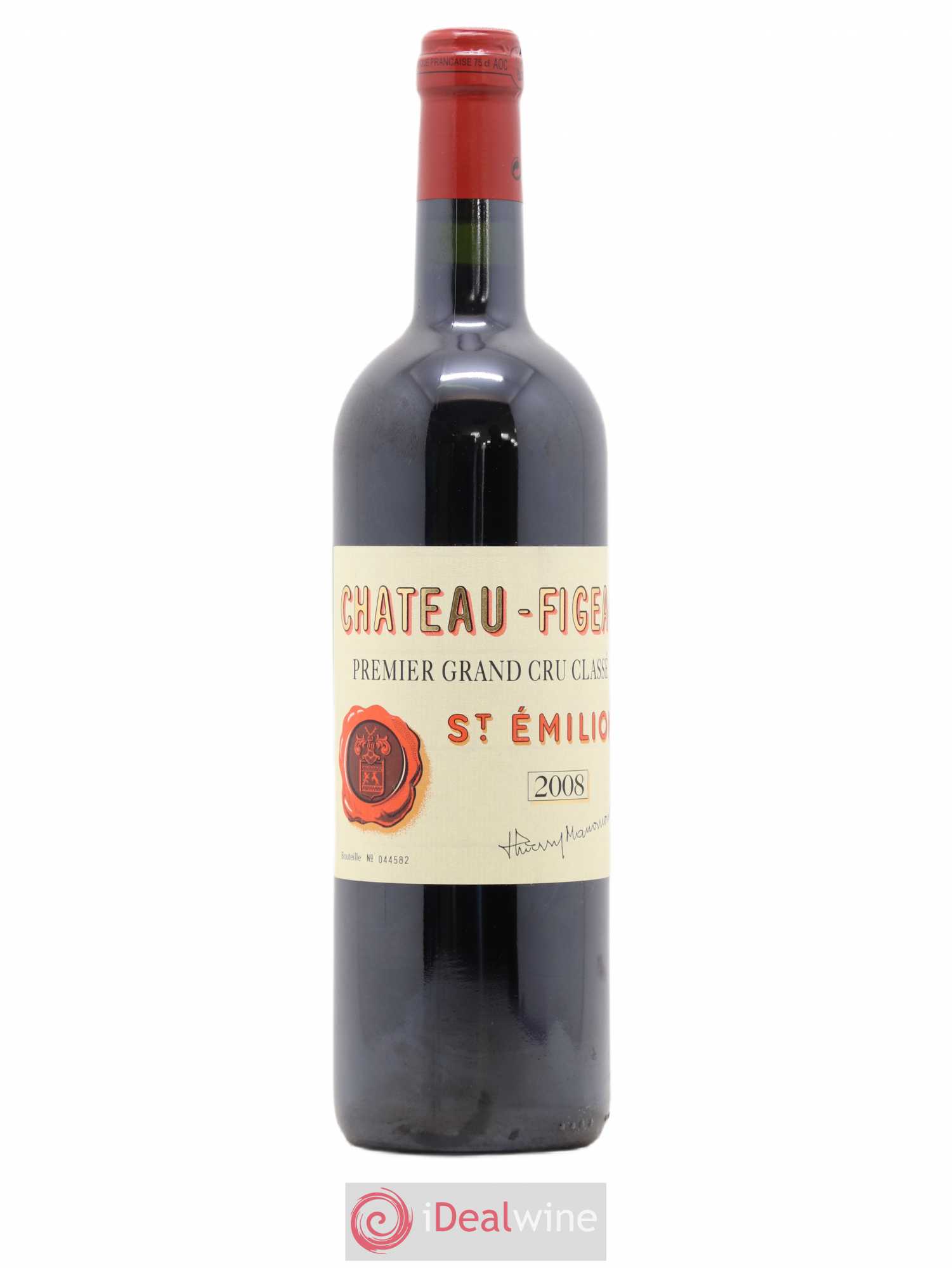 Château Figeac 1er Grand Cru Classé A 2008 - Lot de 1 bouteille - 0