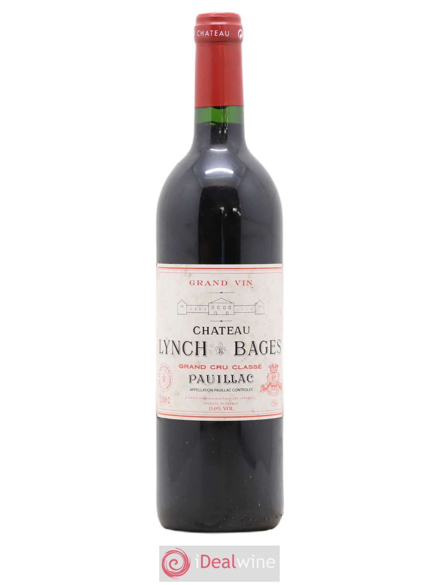 Château Lynch Bages 5ème Grand Cru Classé 2002 - Lot de 1 bouteille - 0