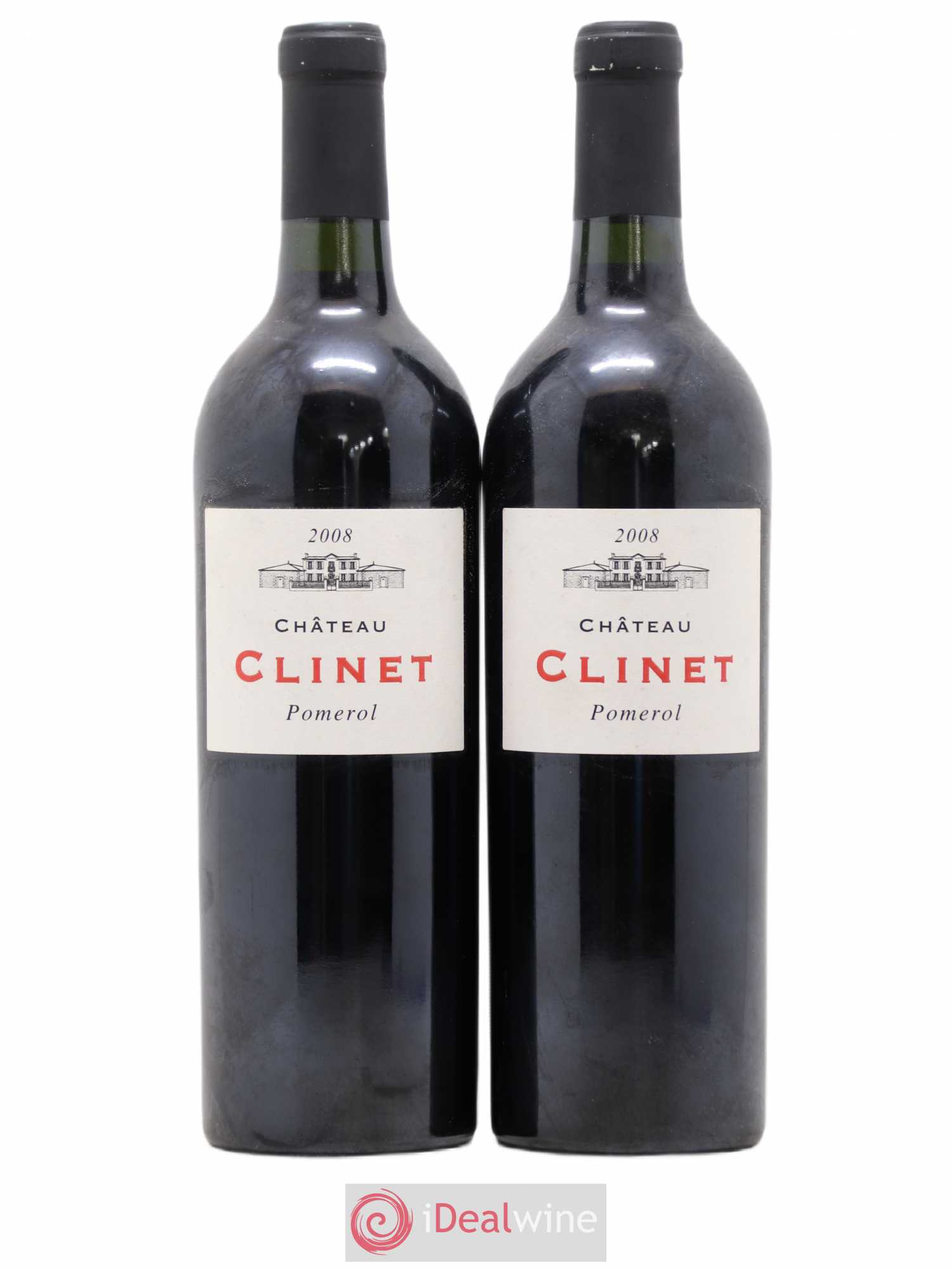 Château Clinet 2008 - Lot de 2 bouteilles - 0