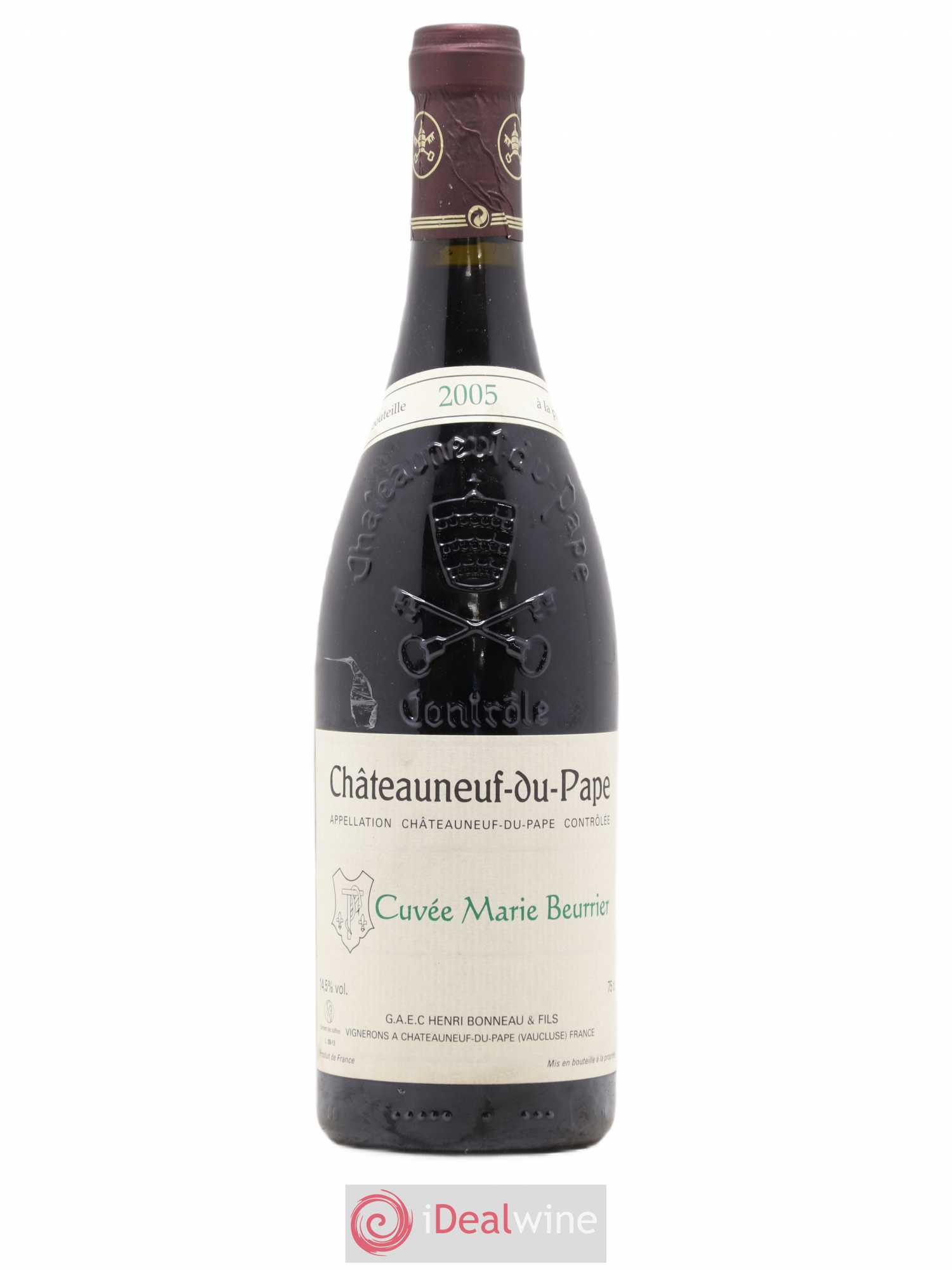 Châteauneuf-du-Pape Marie Beurrier Henri Bonneau & Fils 2005 - Lot de 1 bouteille - 0