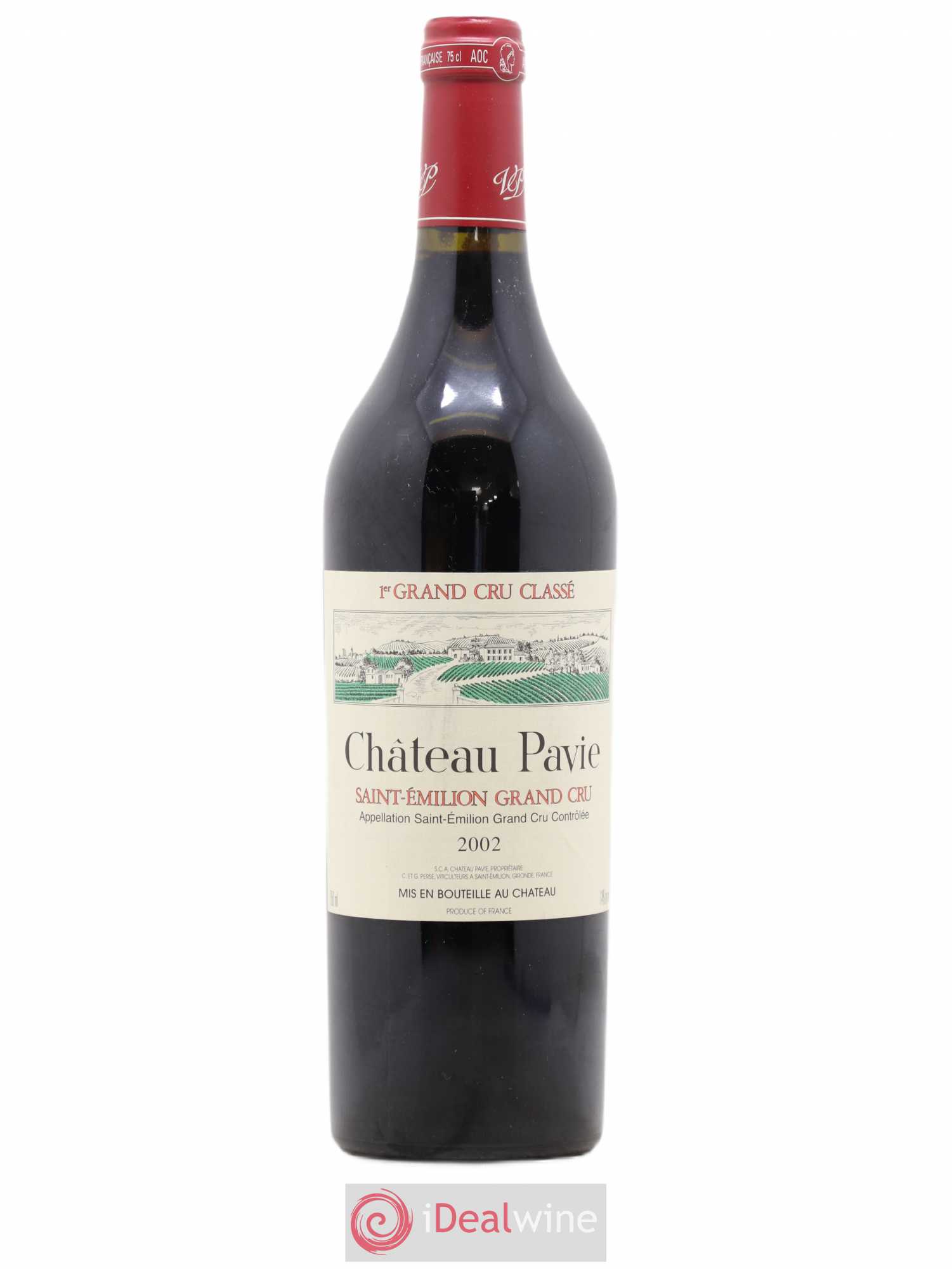 Château Pavie 1er Grand Cru Classé A 2002 - Lot de 1 bouteille - 0
