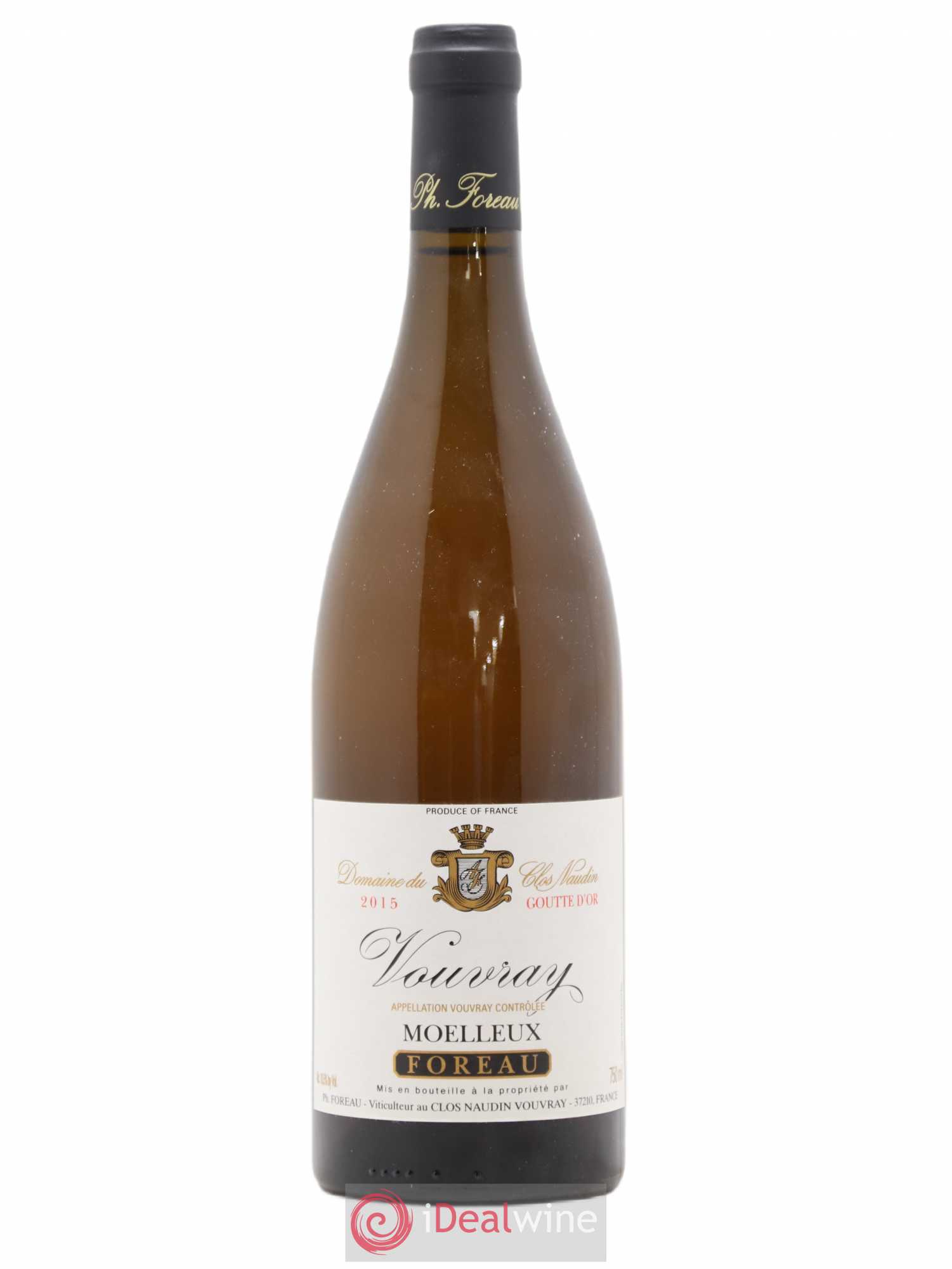 Vouvray Goutte d'Or Clos Naudin - Philippe Foreau 2015 - Lotto di 1 bottiglia - 0
