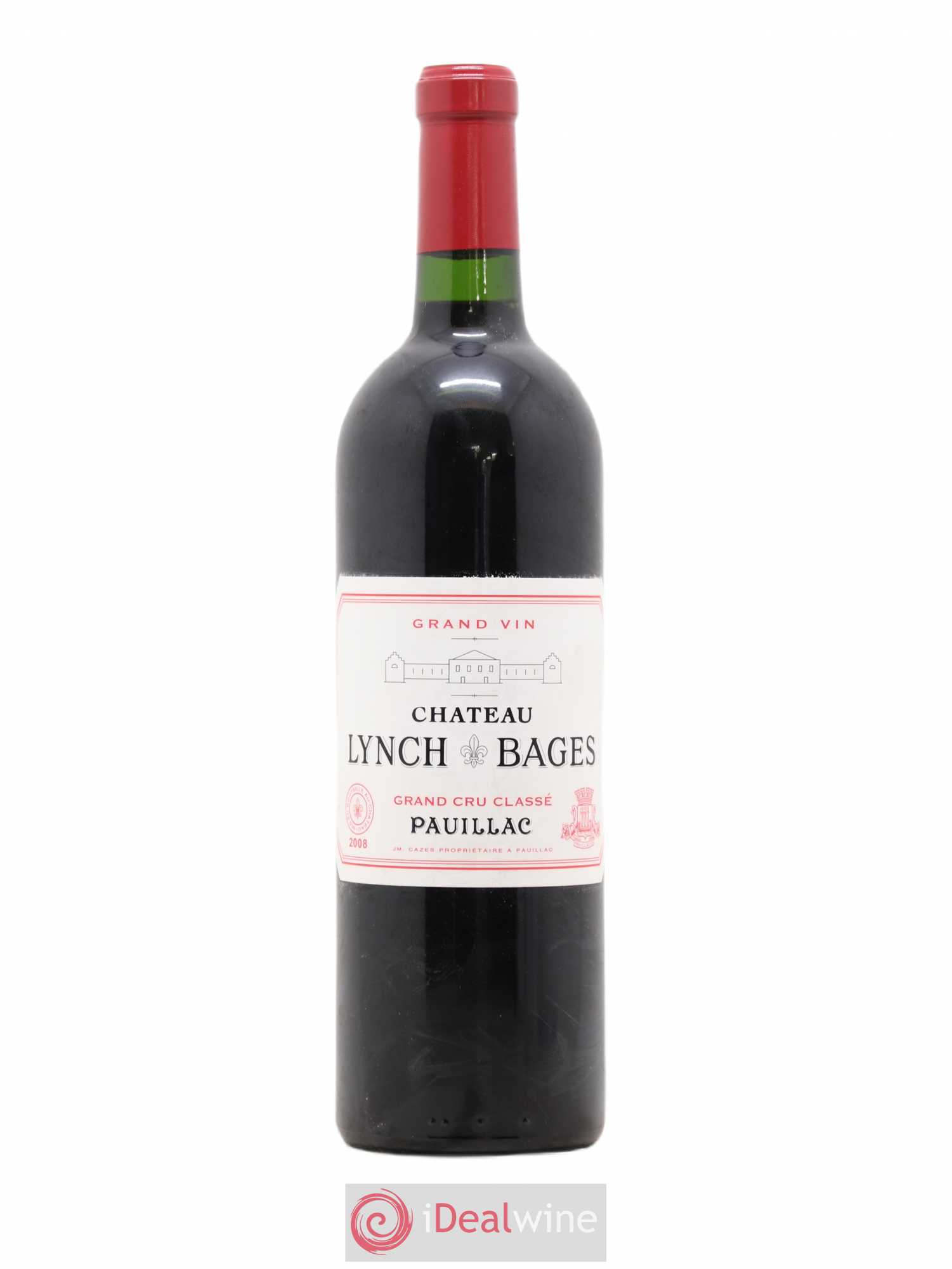 Château Lynch Bages 5ème Grand Cru Classé 2008 - Lot de 1 bouteille - 0
