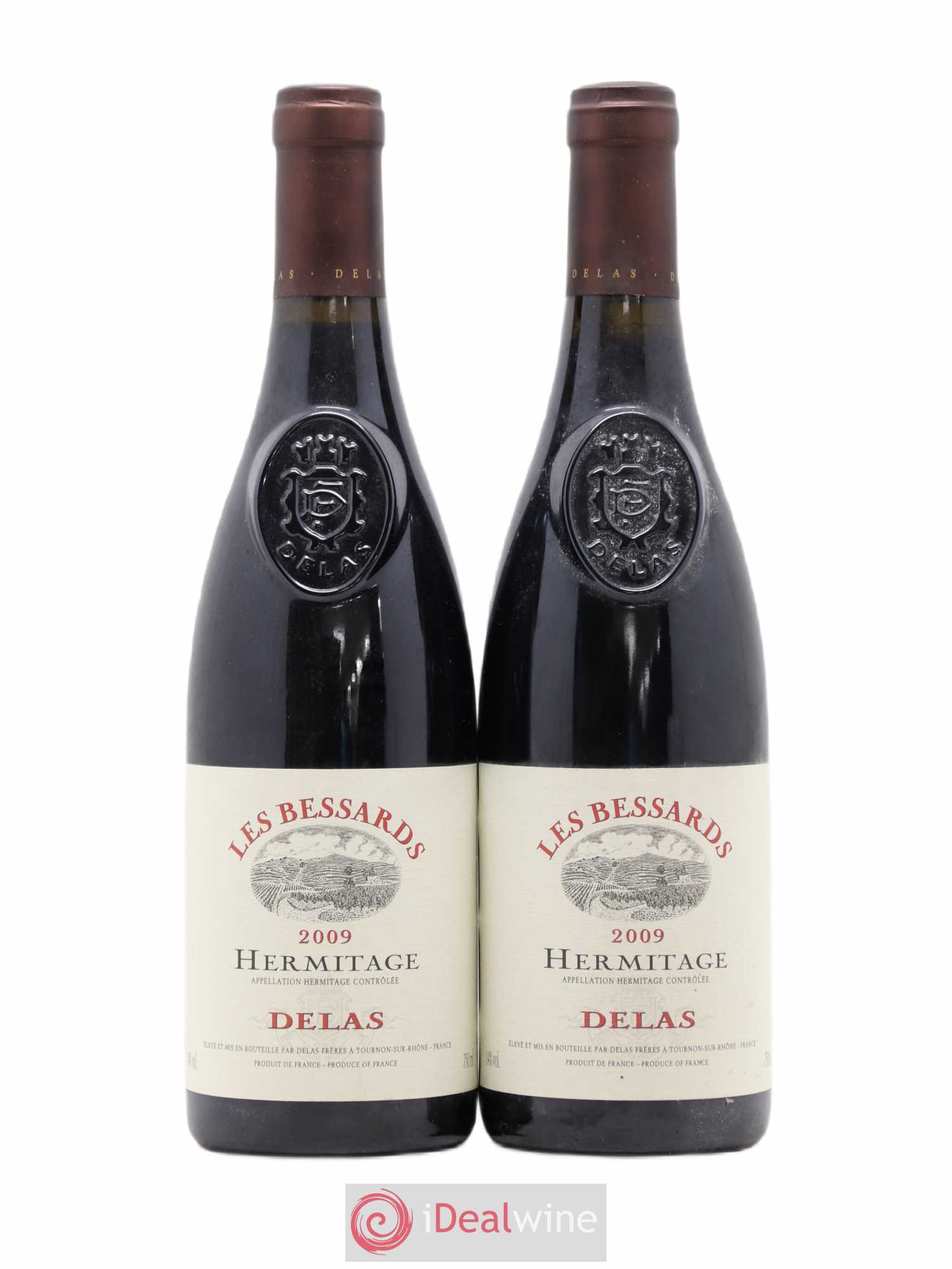 Hermitage Les Bessards Delas Frères 2009 - Lot de 2 bouteilles - 0