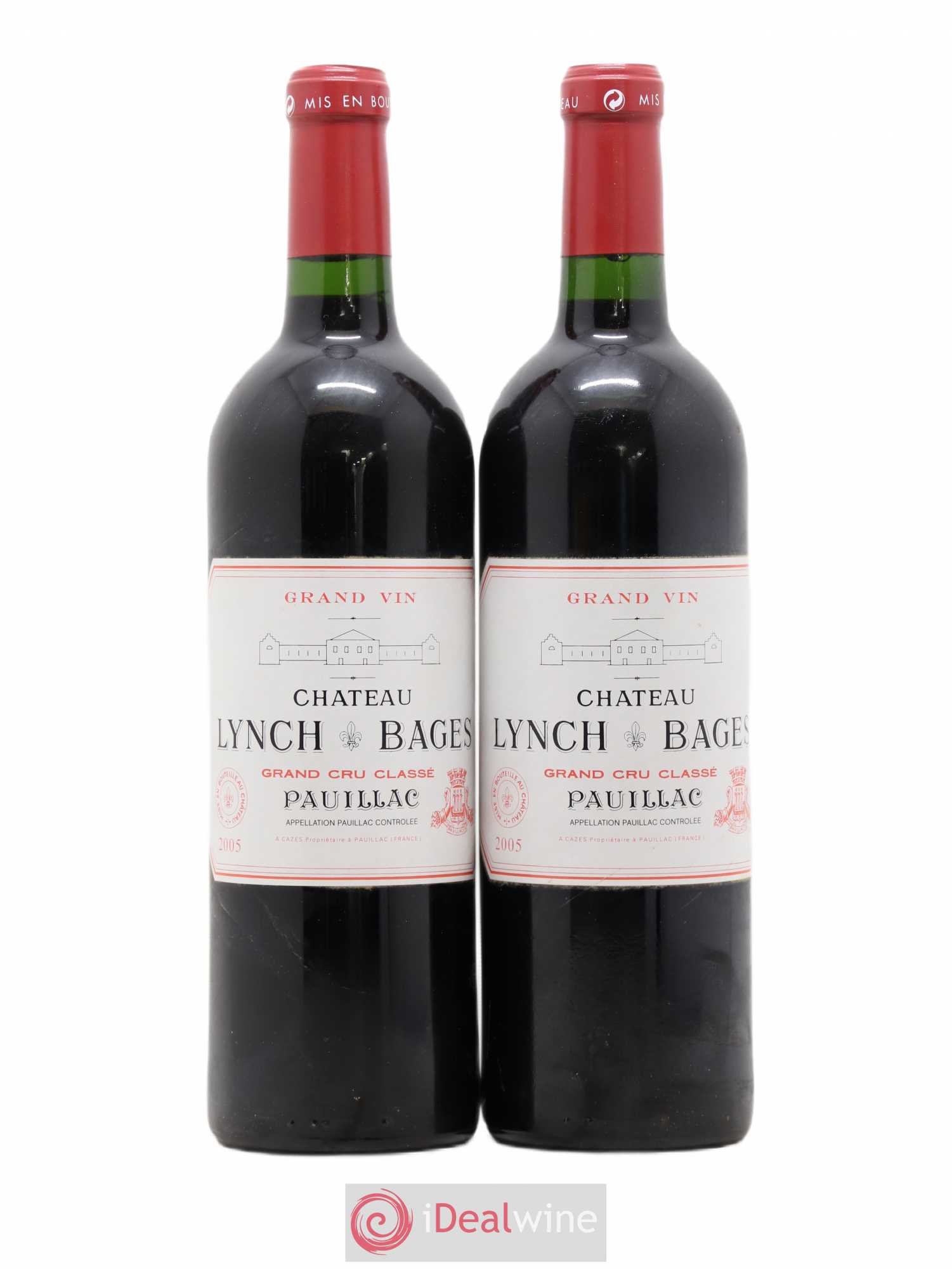 Château Lynch Bages 5ème Grand Cru Classé 2005 - Lot de 2 bouteilles - 0