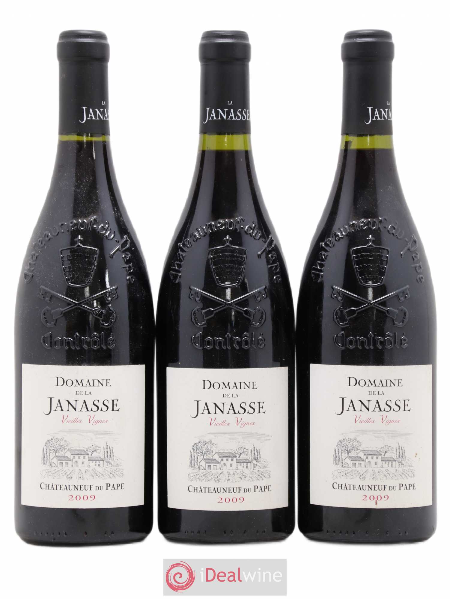 Châteauneuf-du-Pape Cuvée Vieilles Vignes La Janasse (Domaine de) 2009 - Lot de 3 bouteilles - 0