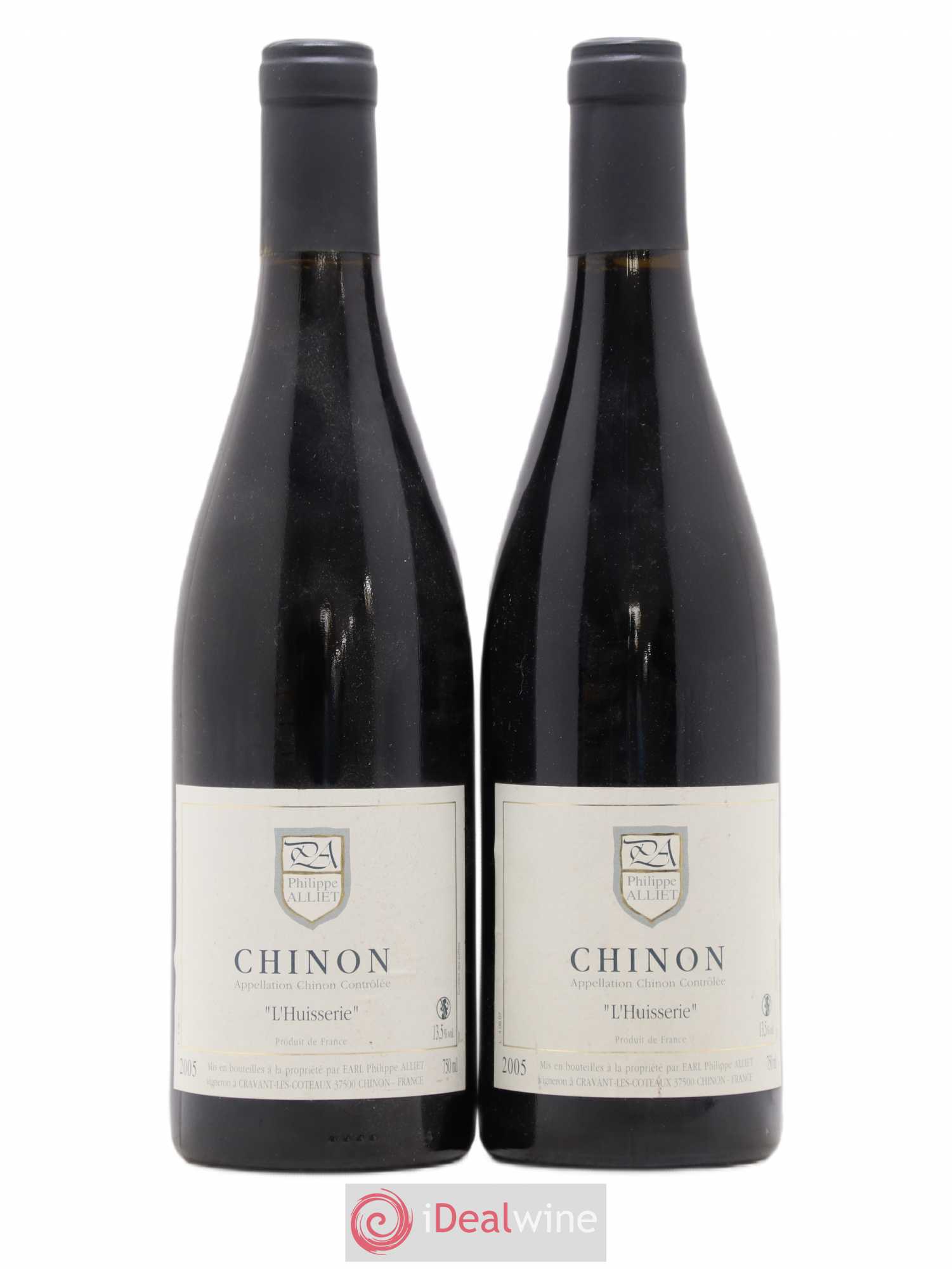Chinon L'Huisserie Philippe Alliet 2005 - Lot de 2 bouteilles - 0