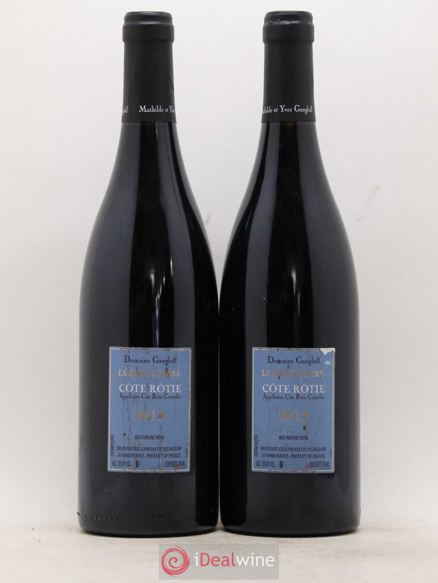 Côte-Rôtie La Sereine Noire Gangloff (Domaine) 2013 - Lot de 2 bouteilles - 1