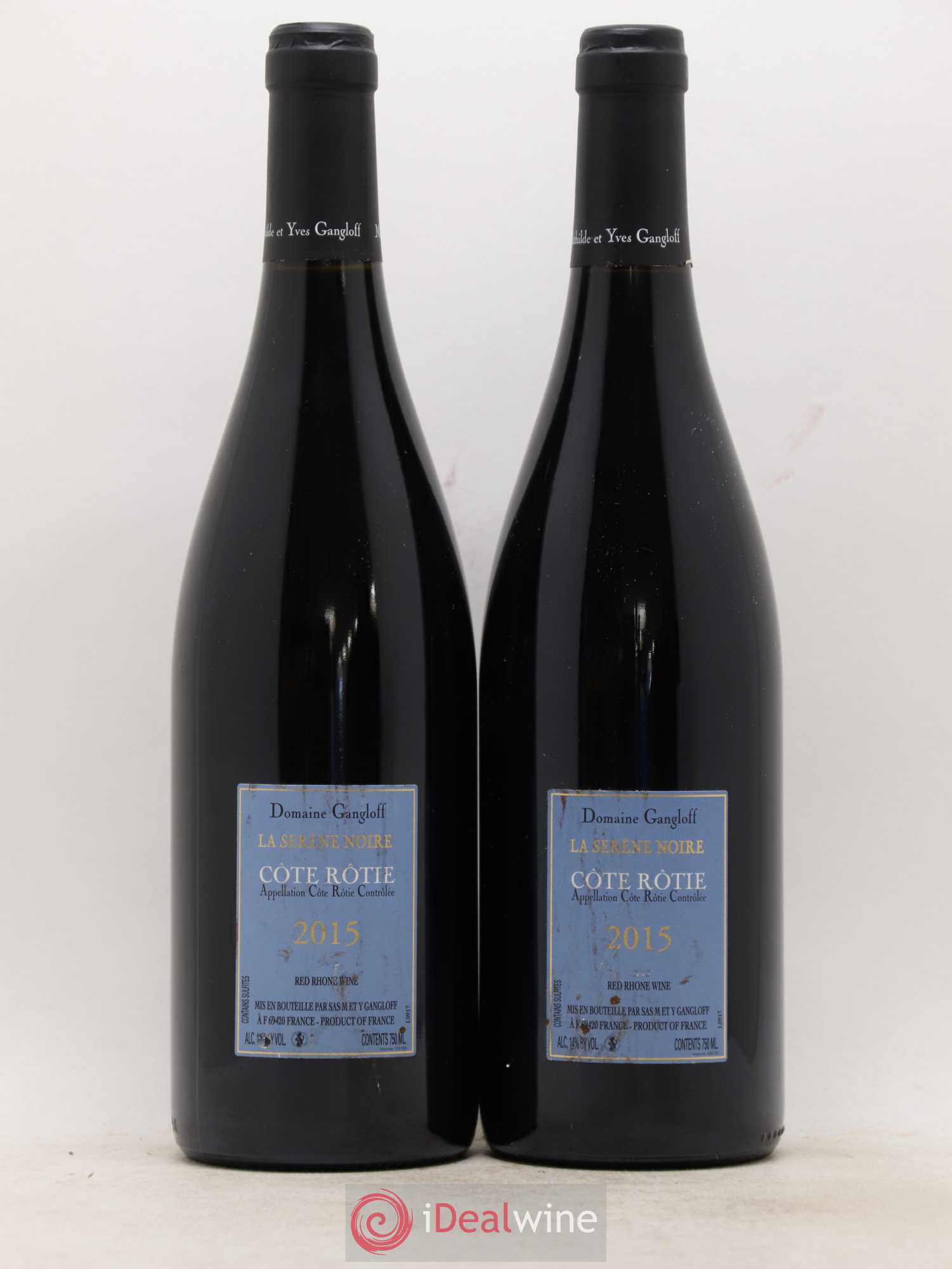 Côte-Rôtie La Sereine Noire Gangloff (Domaine) 2015 - Lotto di 2 bottiglie - 1