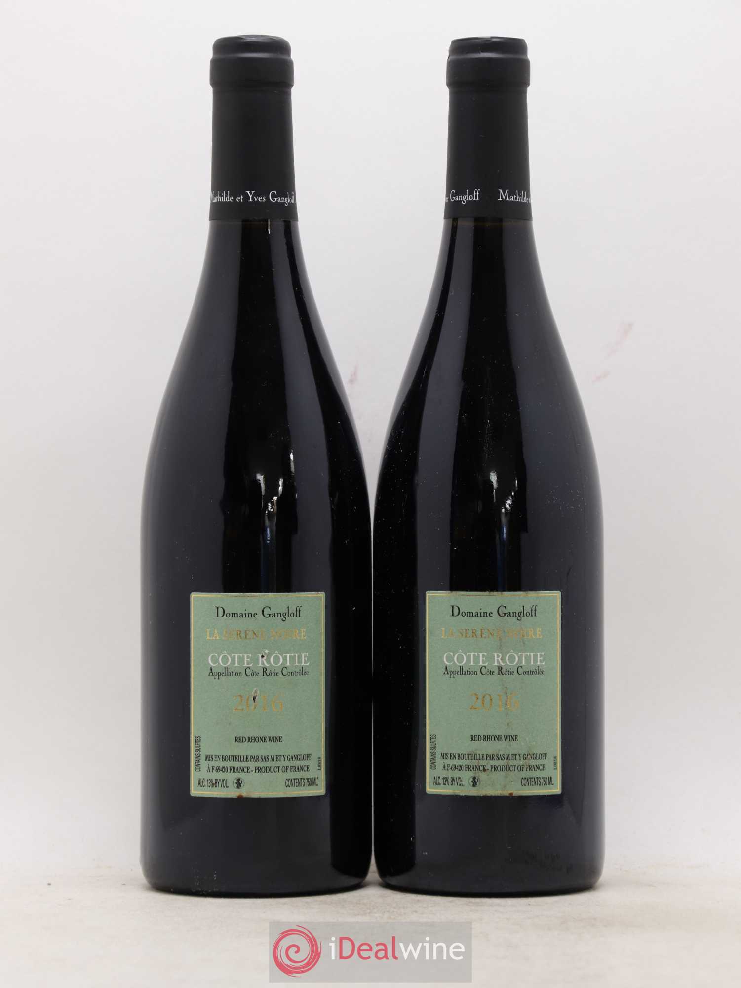 Côte-Rôtie La Sereine Noire Gangloff (Domaine) 2016 - Lot de 2 bouteilles - 1