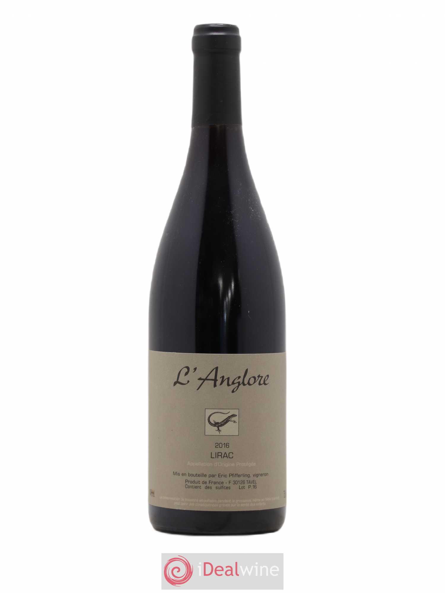 Lirac L'Anglore 2016 - Lot de 1 bouteille - 0