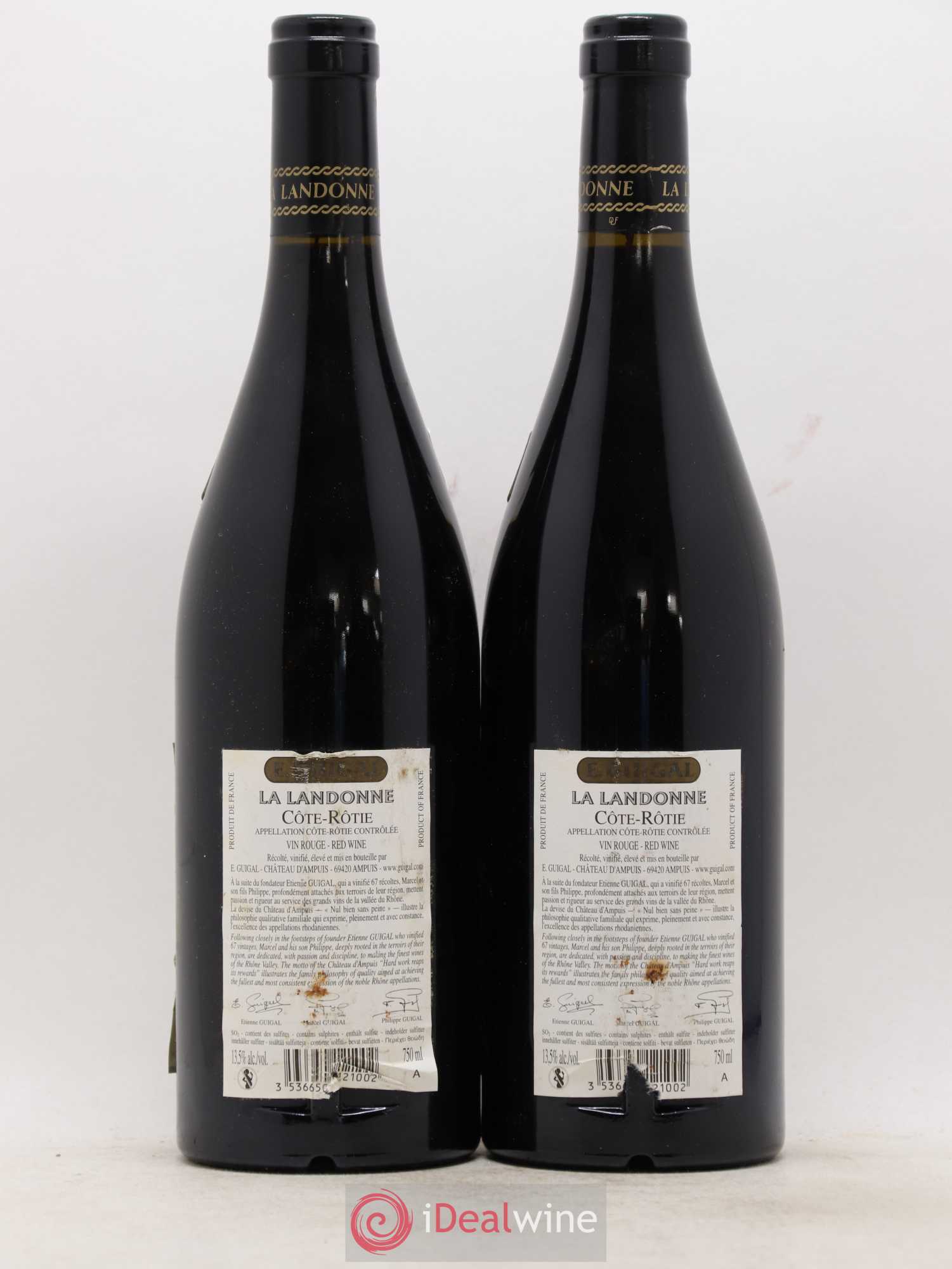 Côte-Rôtie La Landonne Guigal 2012 - Lot de 2 bouteilles - 1