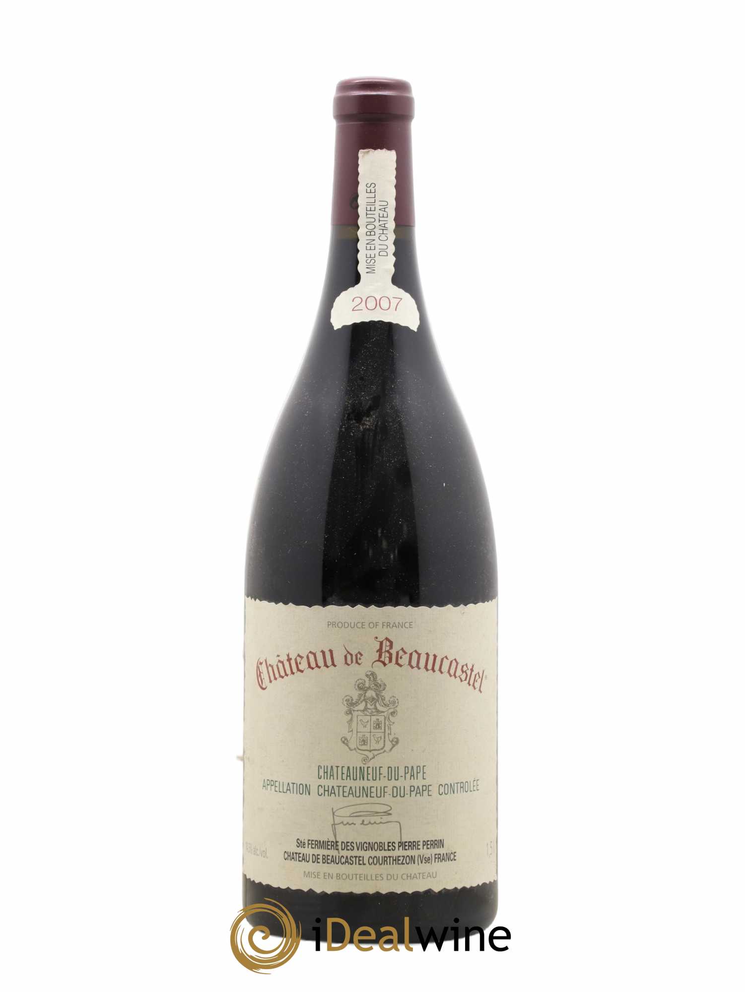 Châteauneuf-du-Pape Château de Beaucastel Famille Perrin 2007 - Lot de 1 magnum - 0