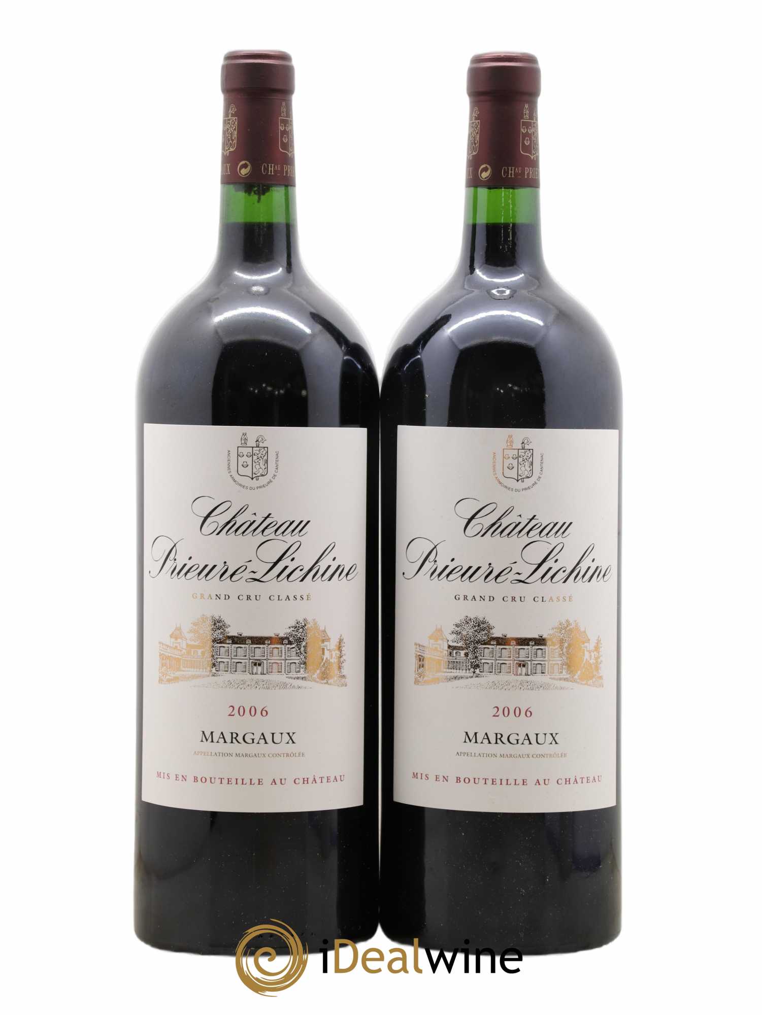Château Prieuré Lichine 4ème Grand Cru Classé 2006 - Lot de 2 magnums - 0