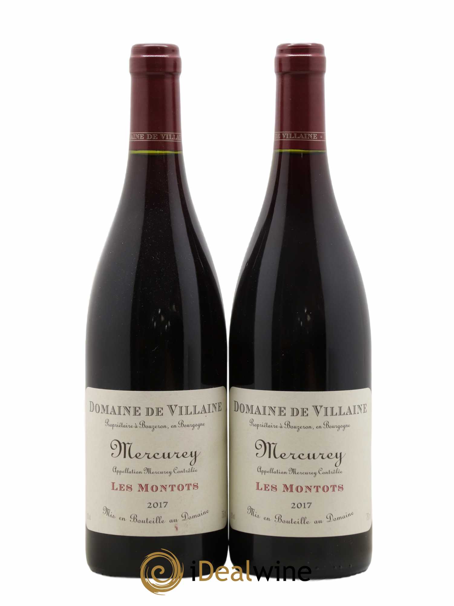 Mercurey Les Montots Domaine de Villaine 2017 - Lot de 2 bouteilles - 0