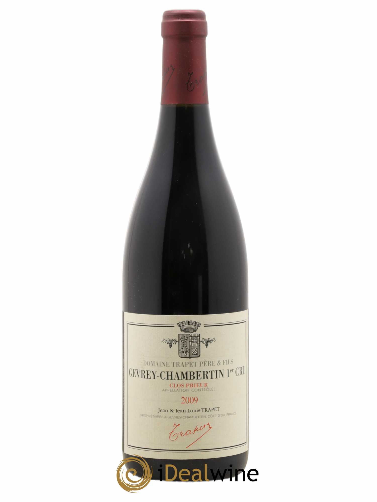 Gevrey-Chambertin 1er Cru Clos Prieur Domaine Trapet 2009 - Lot de 1 bouteille - 0
