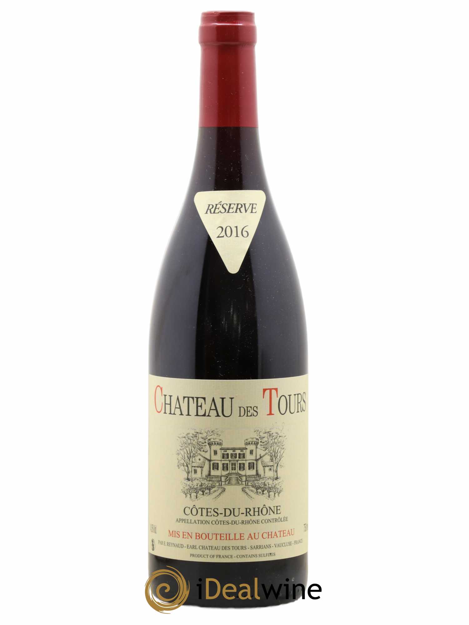 Côtes-du-Rhône Château des Tours Emmanuel Reynaud 2016 - Lot de 1 bouteille - 0