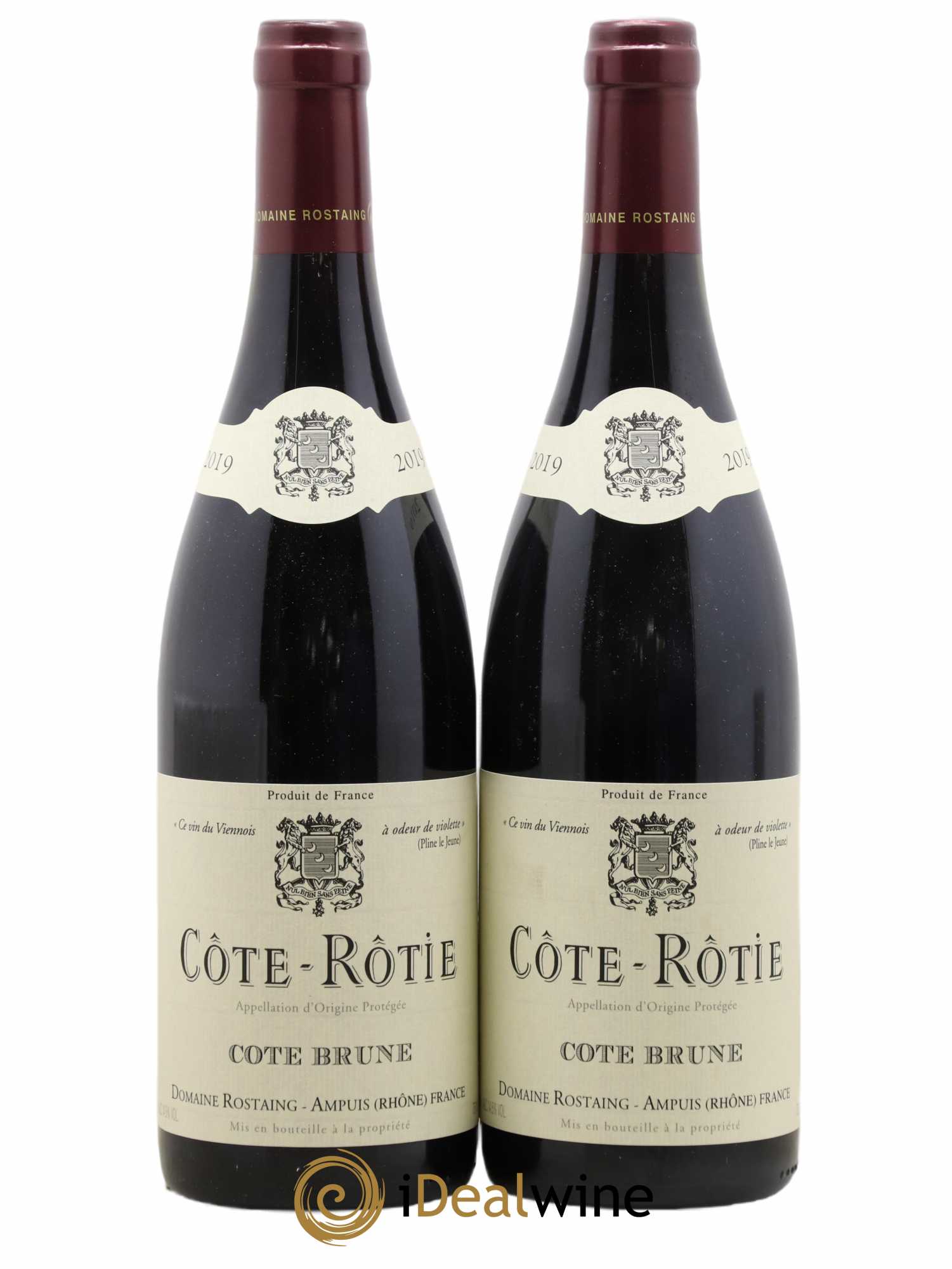 Côte-Rôtie Côte Brune René Rostaing 2019 - Lotto di 2 bottiglie - 0