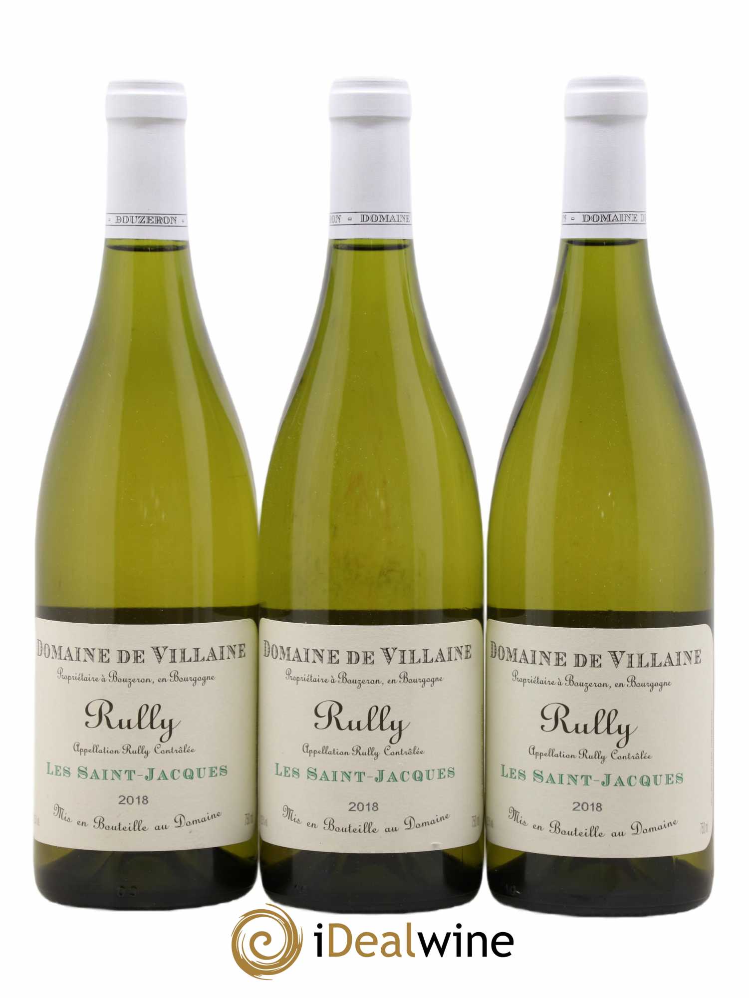 Rully Les Saint-Jacques Domaine de Villaine 2018 - Lot de 3 bouteilles - 0