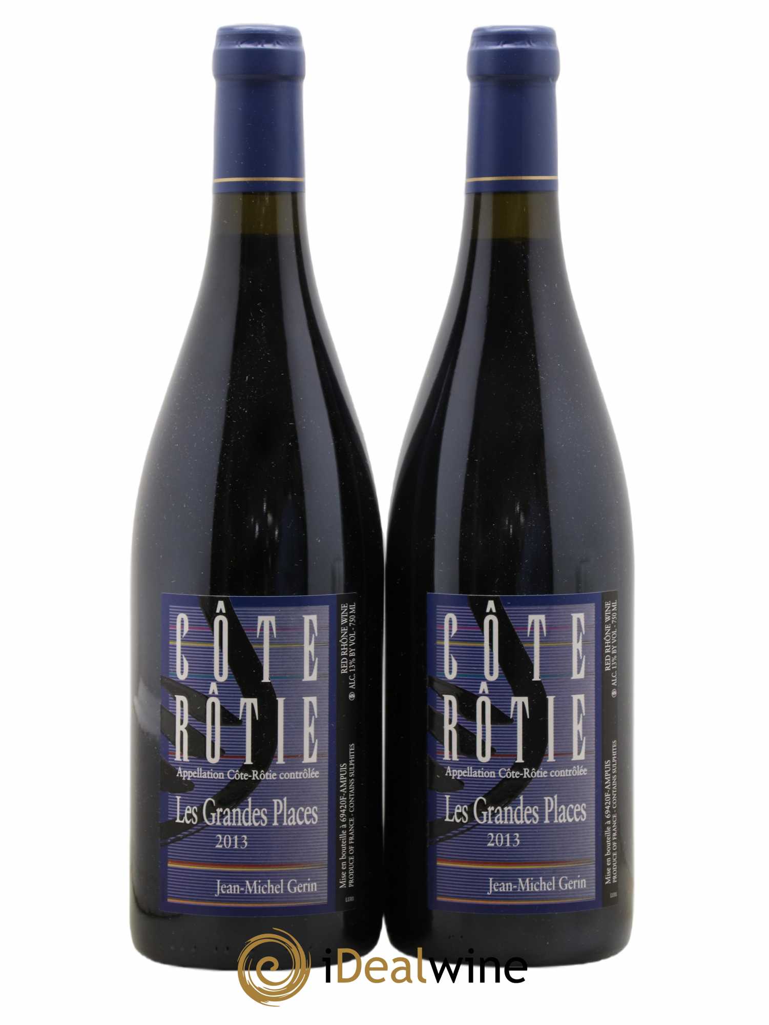 Côte-Rôtie Les Grandes Places Jean-Michel Gerin 2013 - Lot de 2 bouteilles - 0