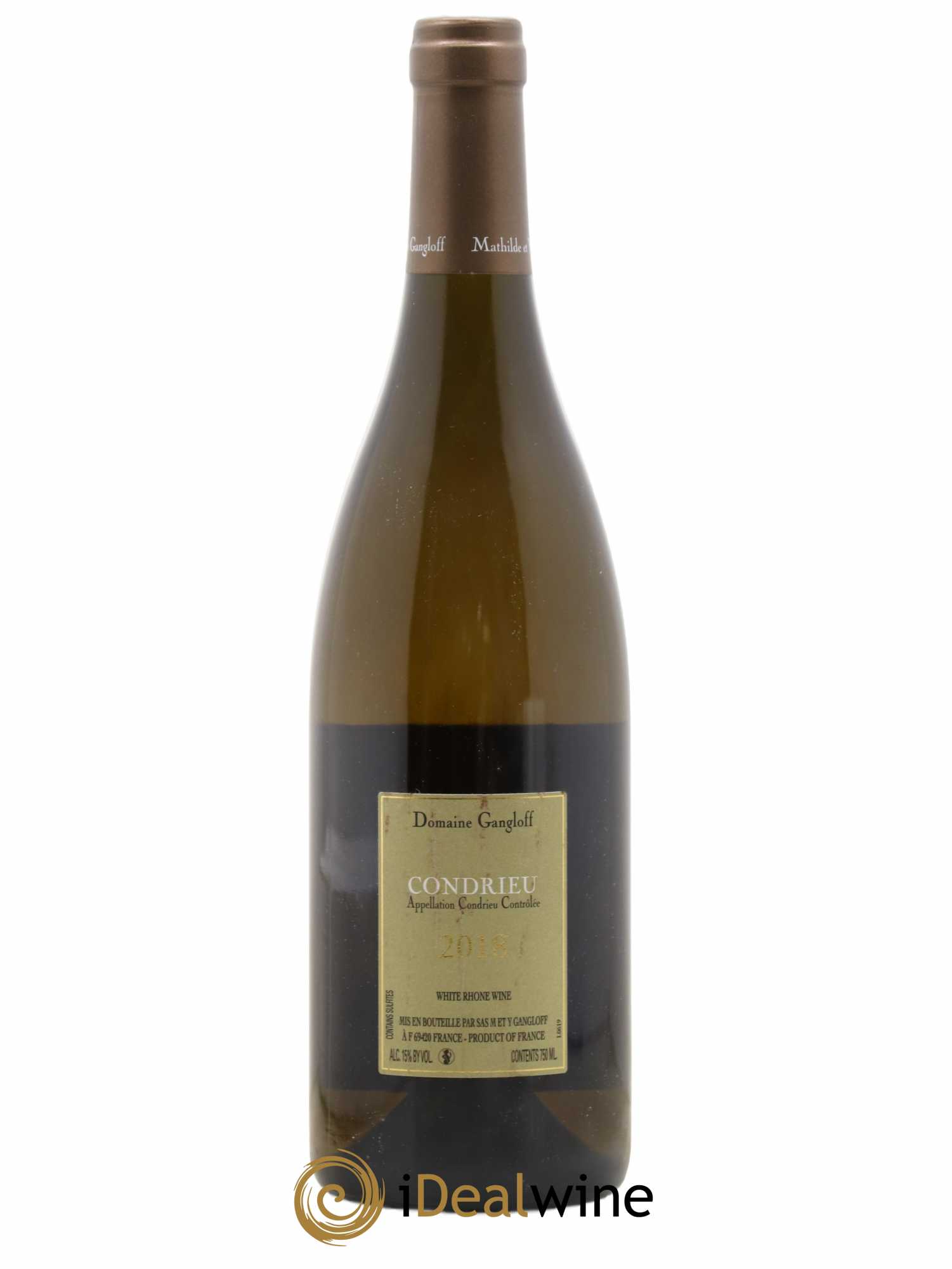 Condrieu Domaine Gangloff (Domaine) 2018 - Lot de 1 bouteille - 1