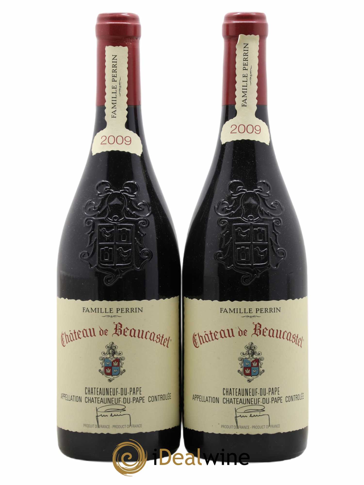 Châteauneuf-du-Pape Château de Beaucastel Famille Perrin 2009 - Lot de 2 bouteilles - 0