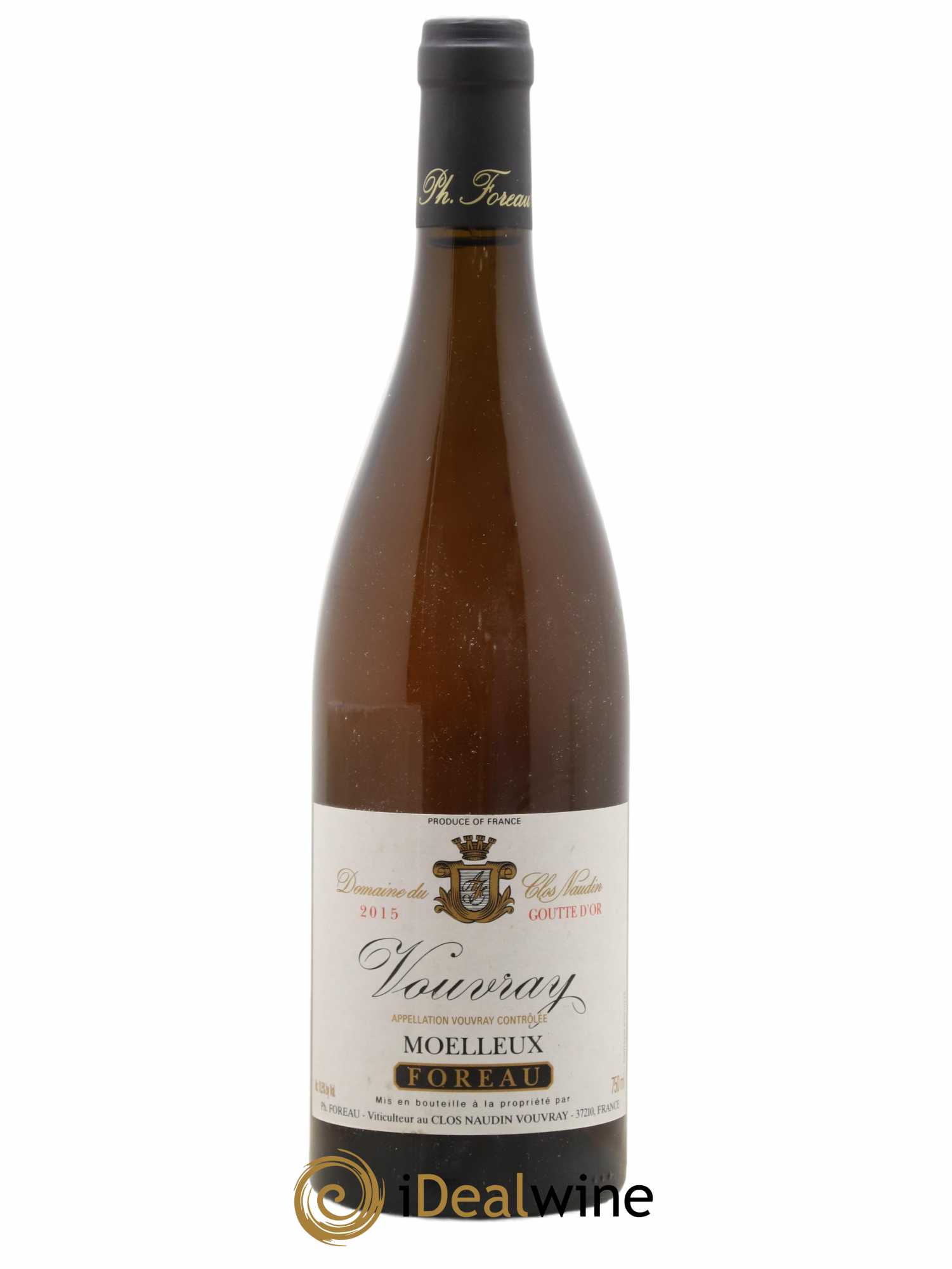 Vouvray Goutte d'Or Clos Naudin - Philippe Foreau 2015 - Lotto di 1 bottiglia - 0
