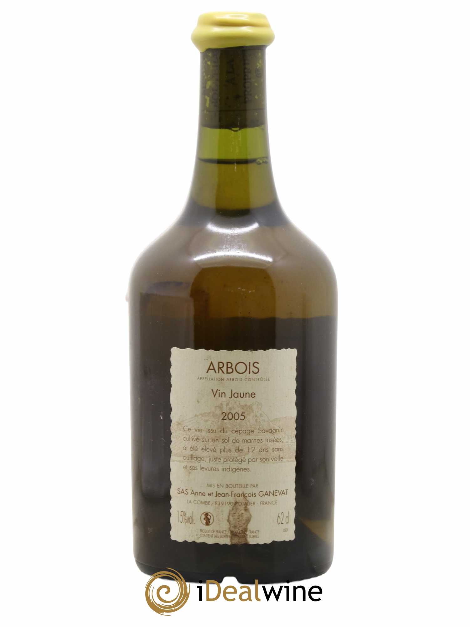 Arbois Vin Jaune Anne et Jean François Ganevat 2005 - Lot de 1 bouteille - 1