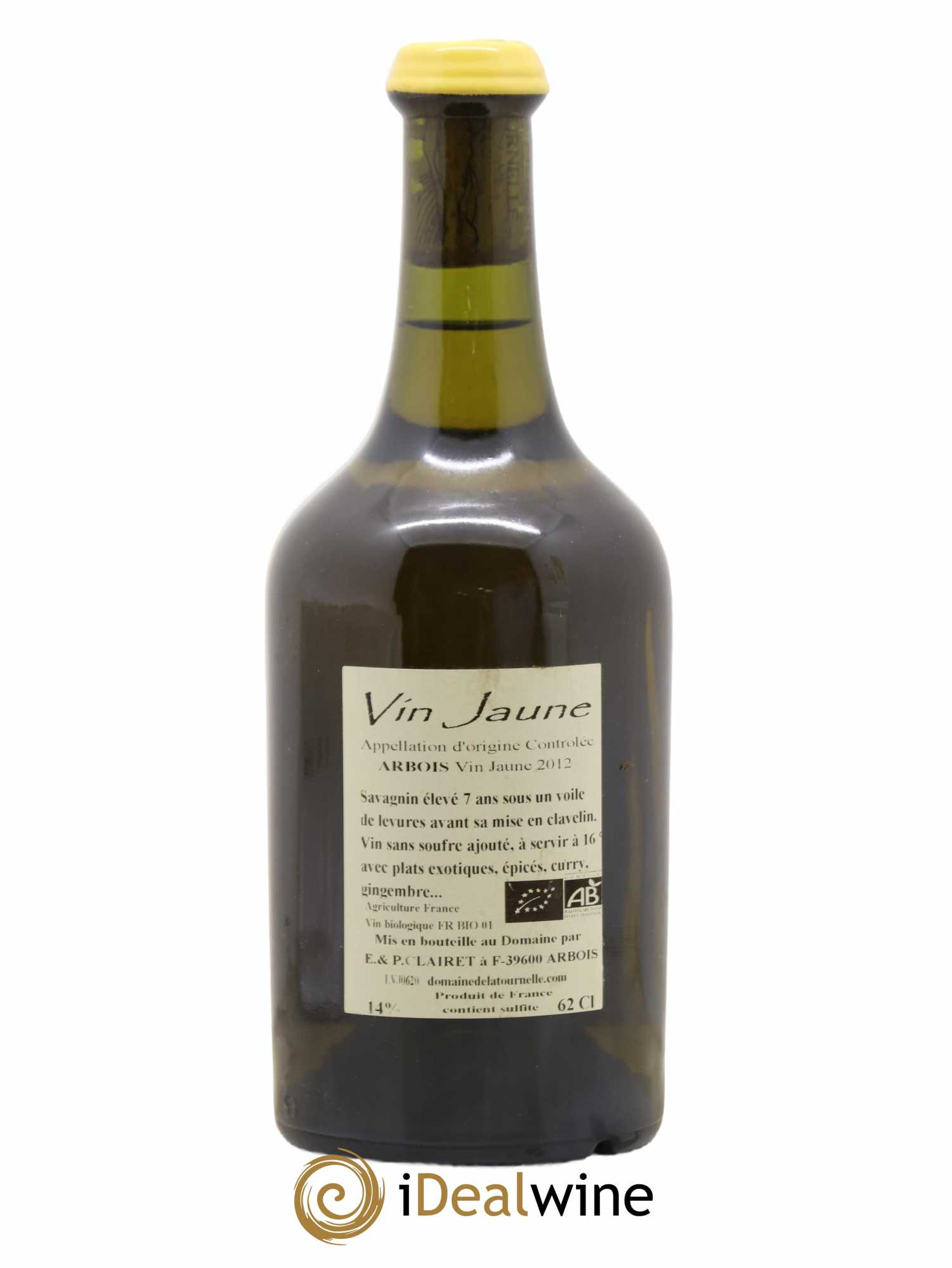 Arbois Vin Jaune Domaine de la Tournelle 2012 - Lot de 1 bouteille - 1
