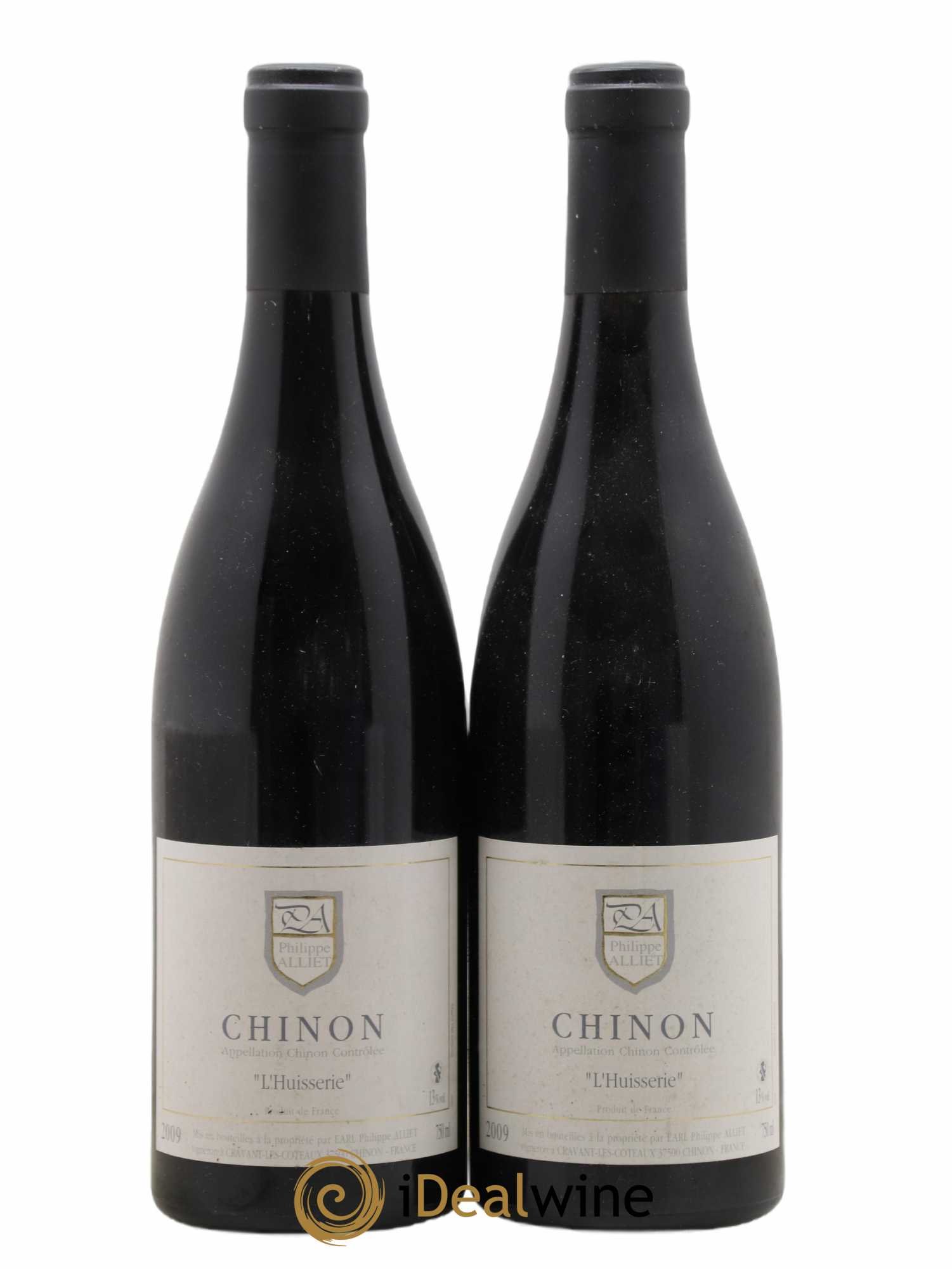 Chinon L'Huisserie Philippe Alliet 2009 - Lot de 2 bouteilles - 0