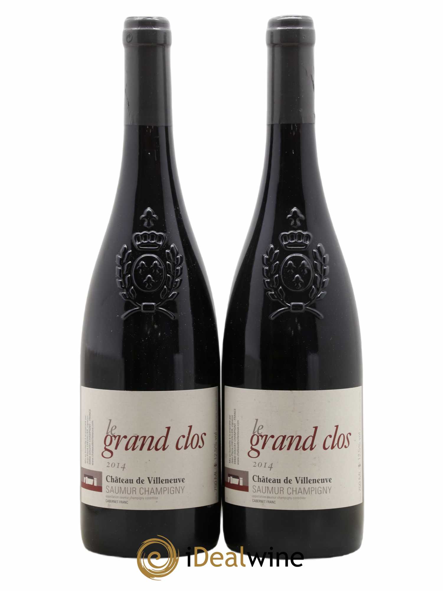 Saumur-Champigny Le Grand Clos Château de Villeneuve 2014 - Lot de 2 bouteilles - 0