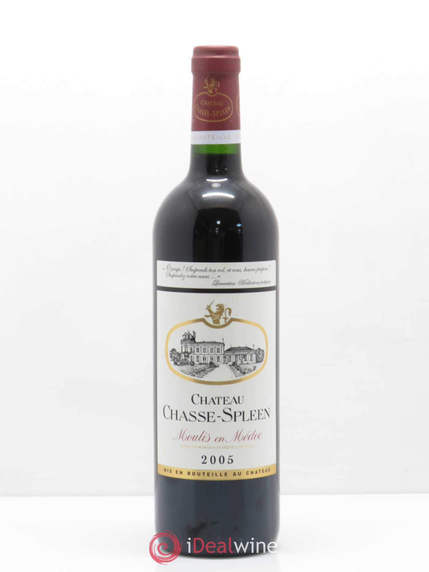 Château Chasse Spleen 2005 - Lot de 1 bouteille - 0