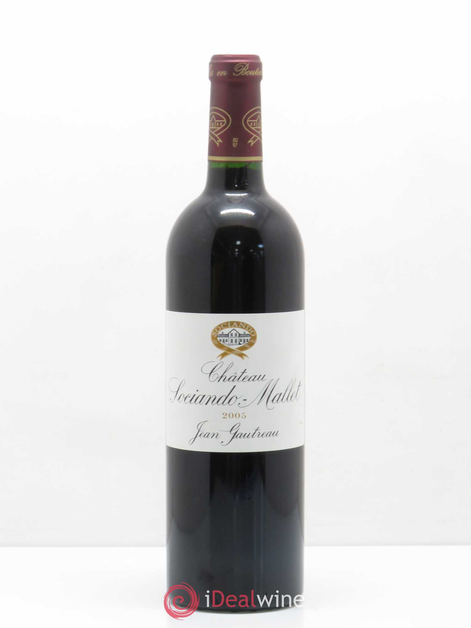 Château Sociando Mallet 2005 - Lot de 1 bouteille - 0