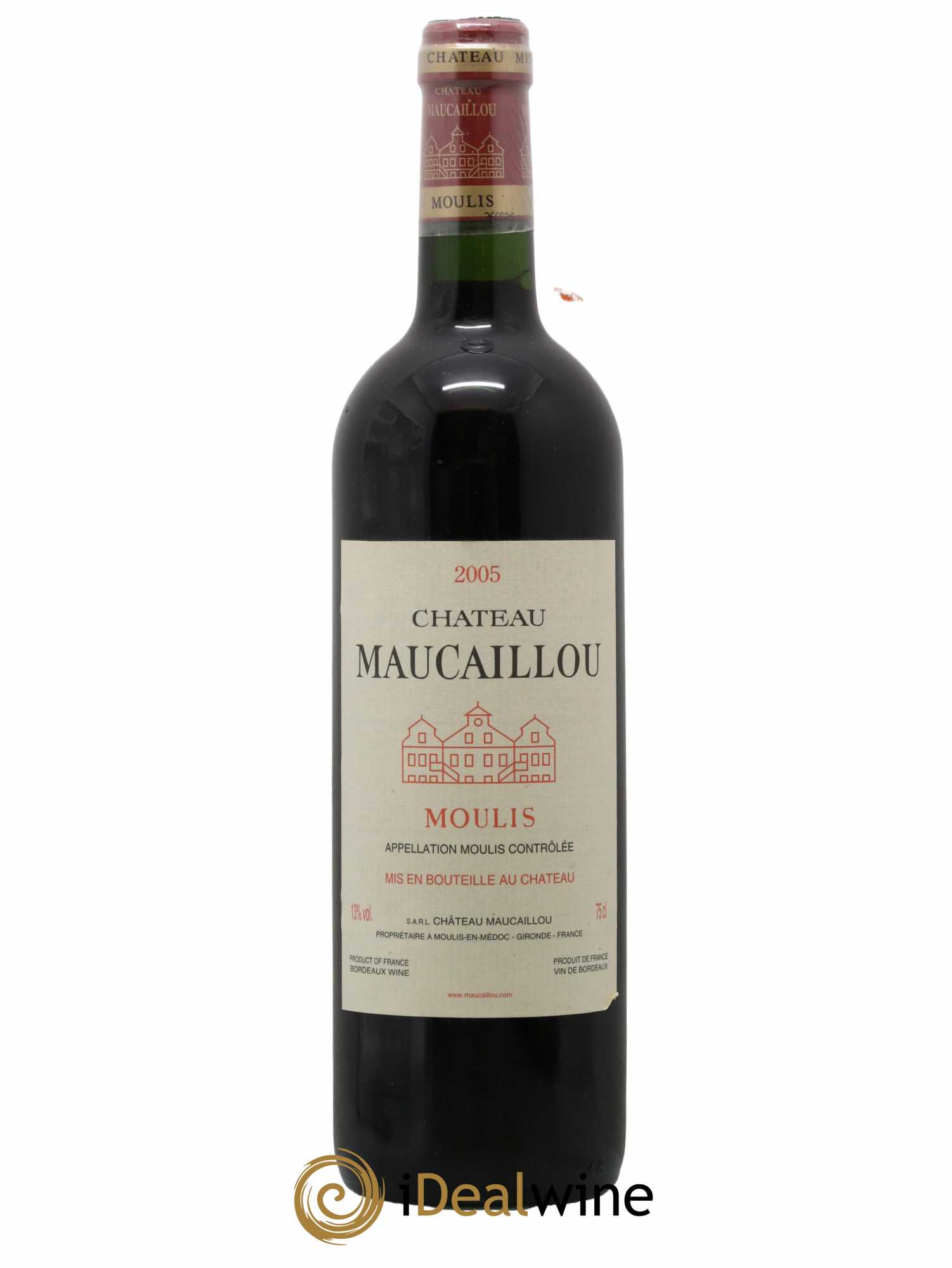 Château Maucaillou 2005 - Lot de 1 bouteille - 0