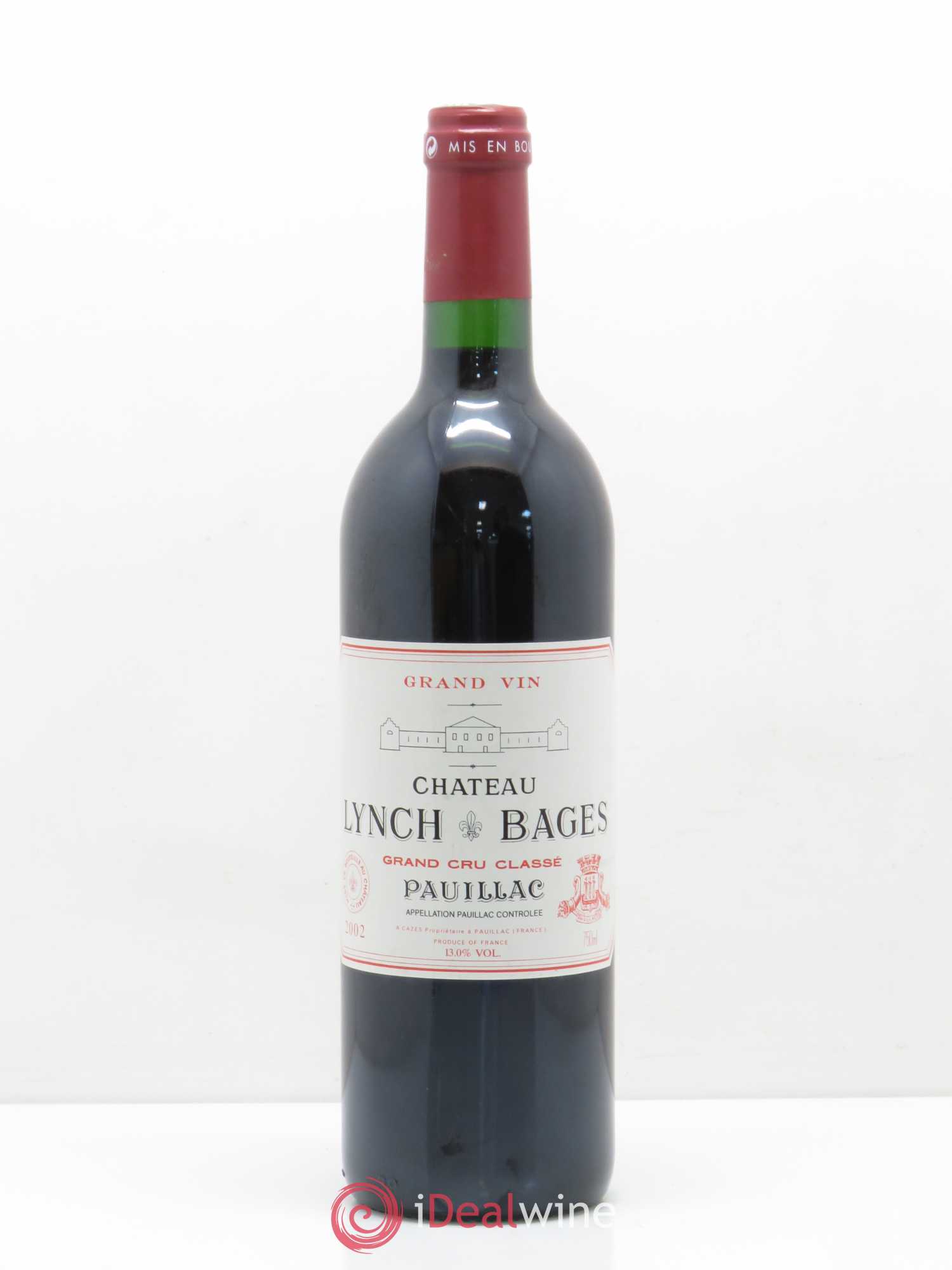 Château Lynch Bages 5ème Grand Cru Classé 2002 - Lot de 1 bouteille - 0