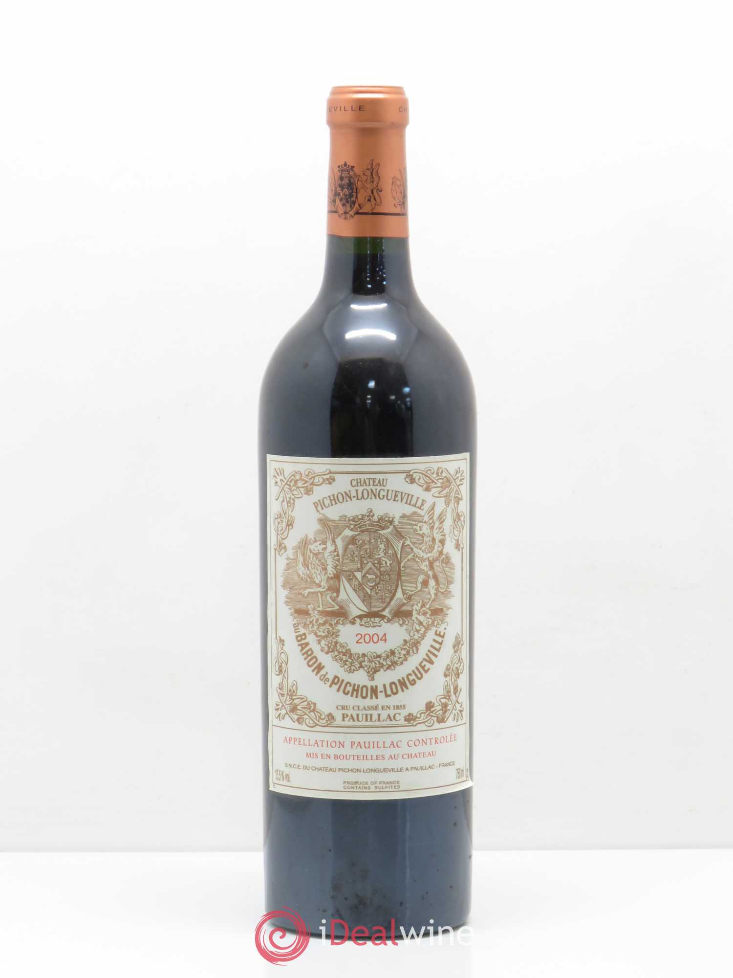 Pichon Longueville Baron 2ème Grand Cru Classé 2004 - Lot de 1 bouteille - 0