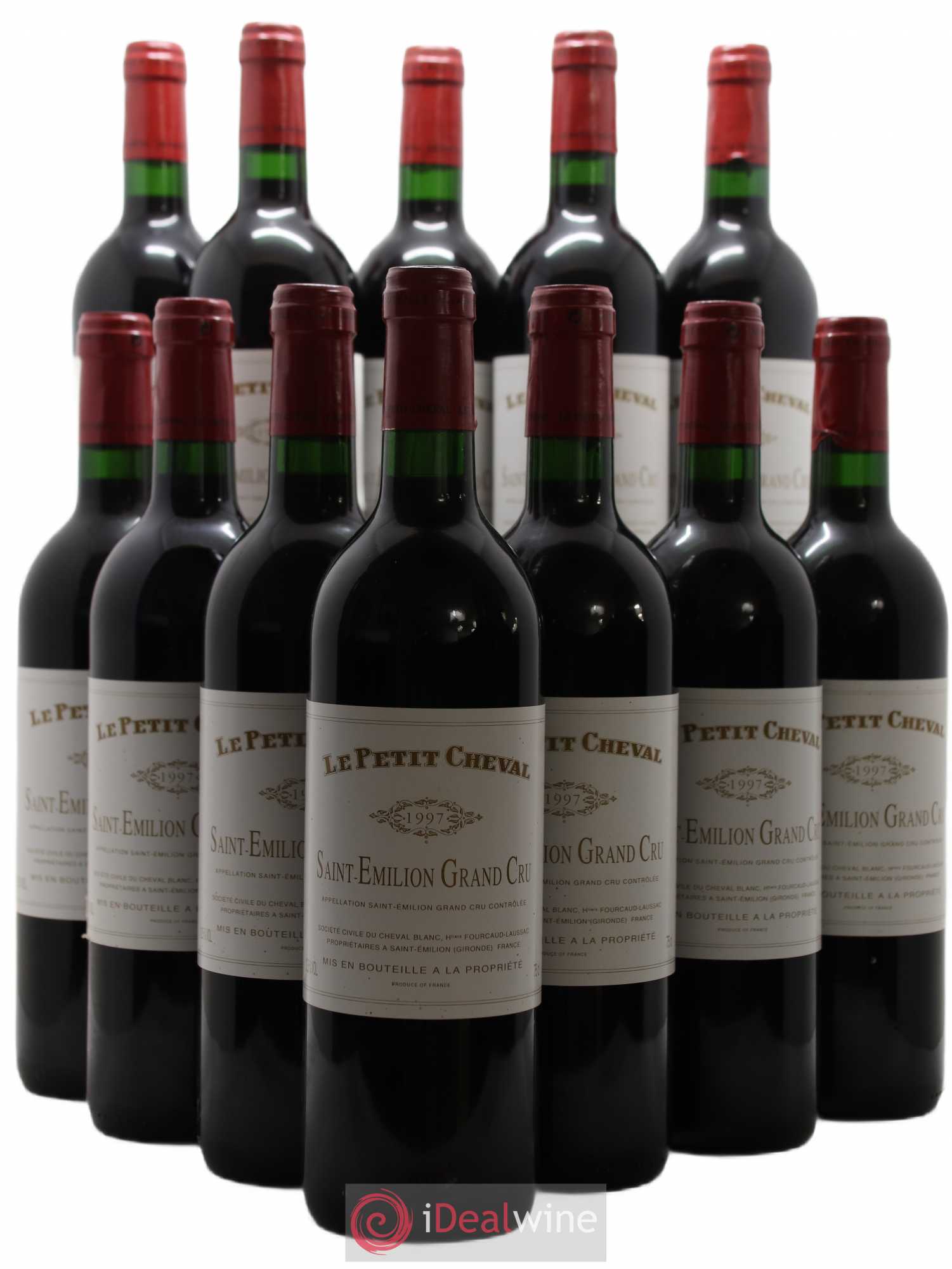 Le Petit Cheval Second Vin 1997 - Lot de 12 bouteilles - 0