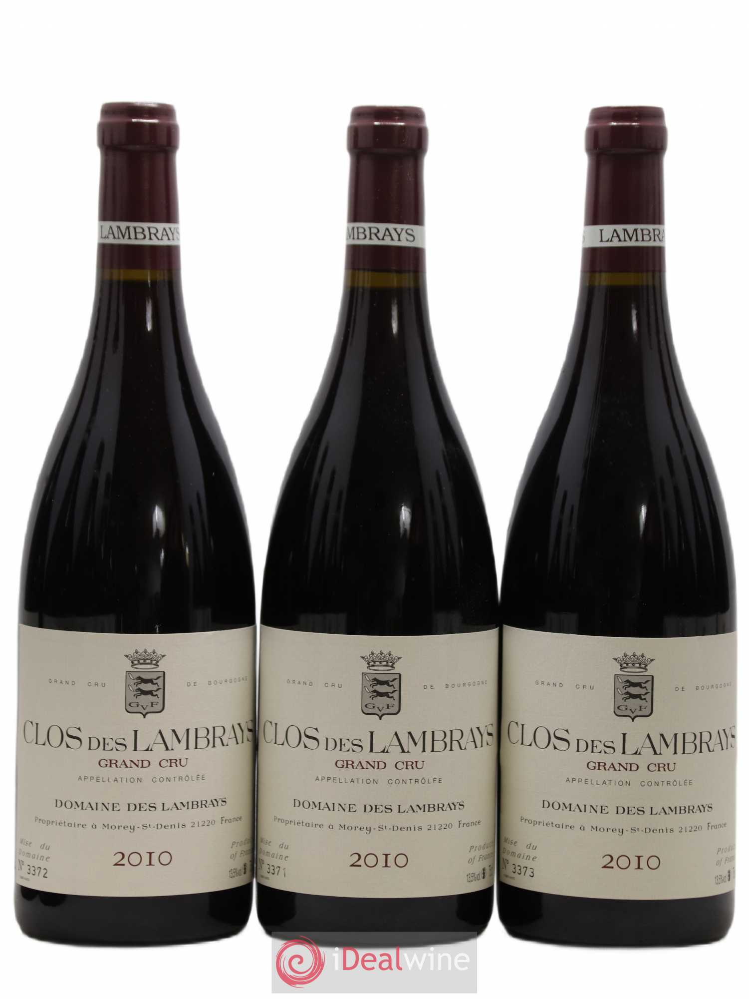 Clos des Lambrays Grand Cru Domaine des Lambrays 2010 - Lot de 12 bouteilles - 1
