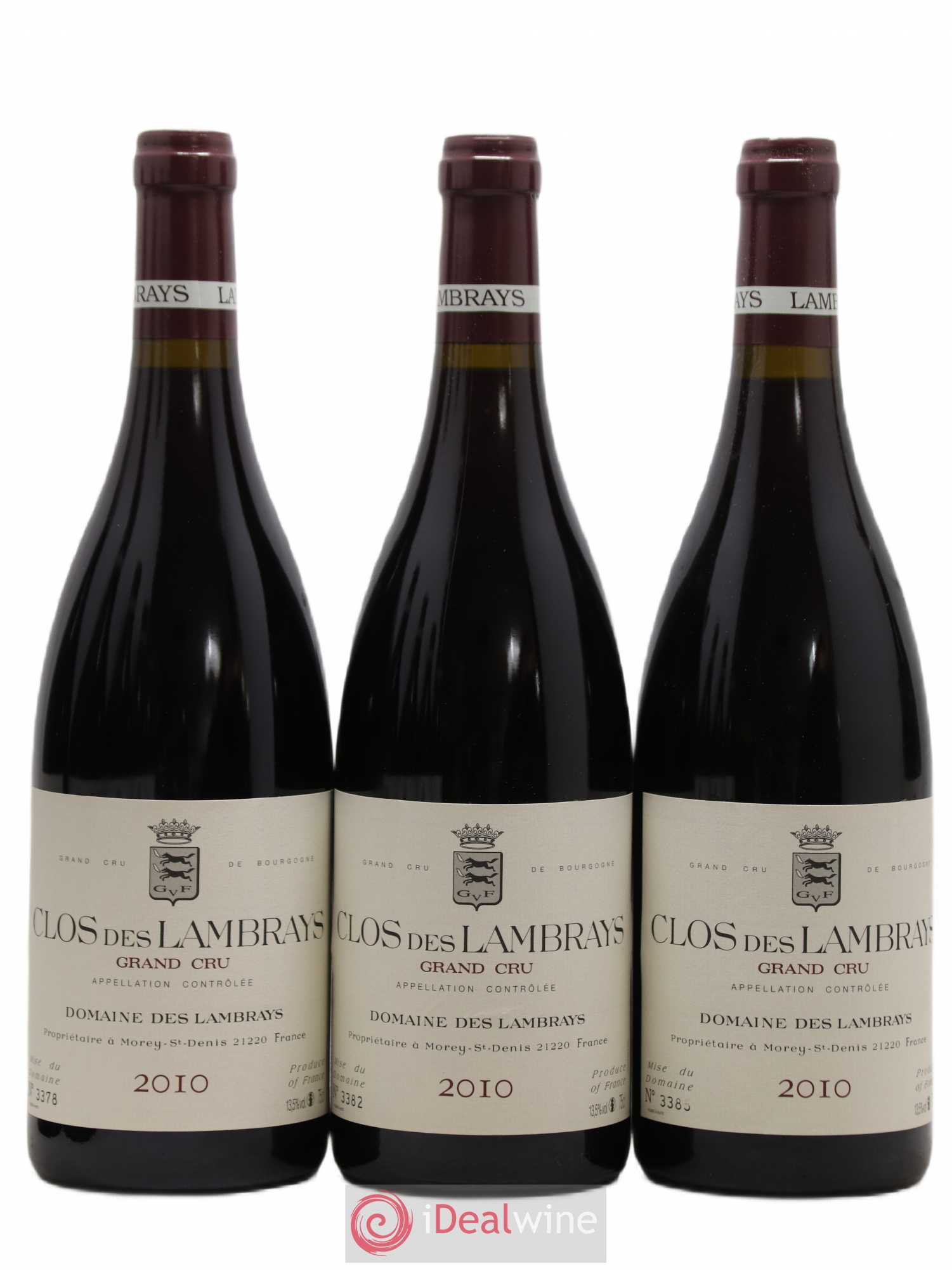 Clos des Lambrays Grand Cru Domaine des Lambrays 2010 - Lot de 12 bouteilles - 2