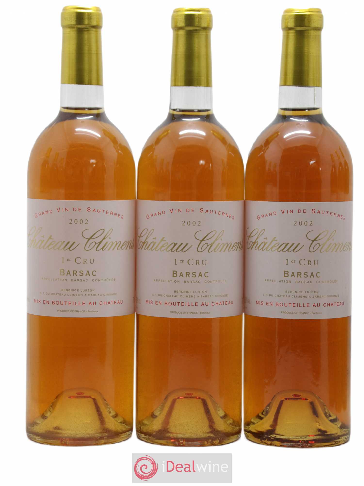 Château Climens 1er Grand Cru Classé  (senza prezzo di riserva) 2002 - Lotto di 12 bottiglie - 2