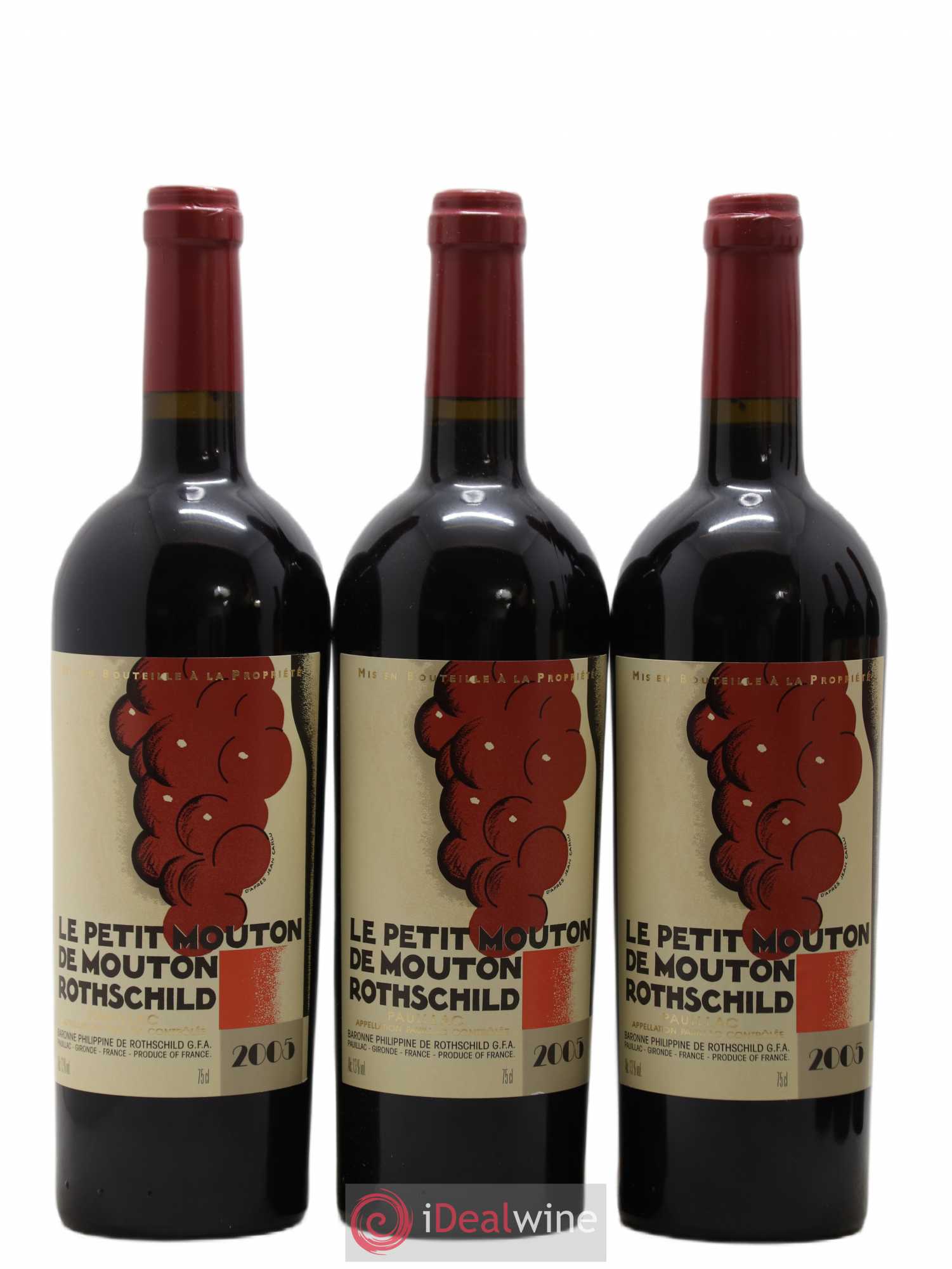 Petit Mouton Second Vin 2005 - Lot de 6 bouteilles - 1