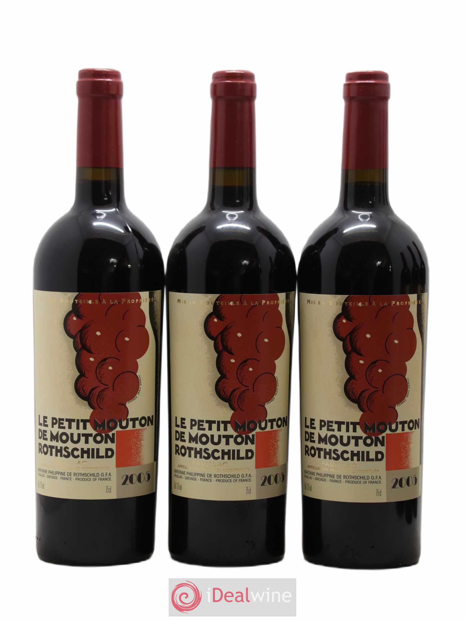 Petit Mouton Second Vin 2005 - Lot de 6 bouteilles - 1